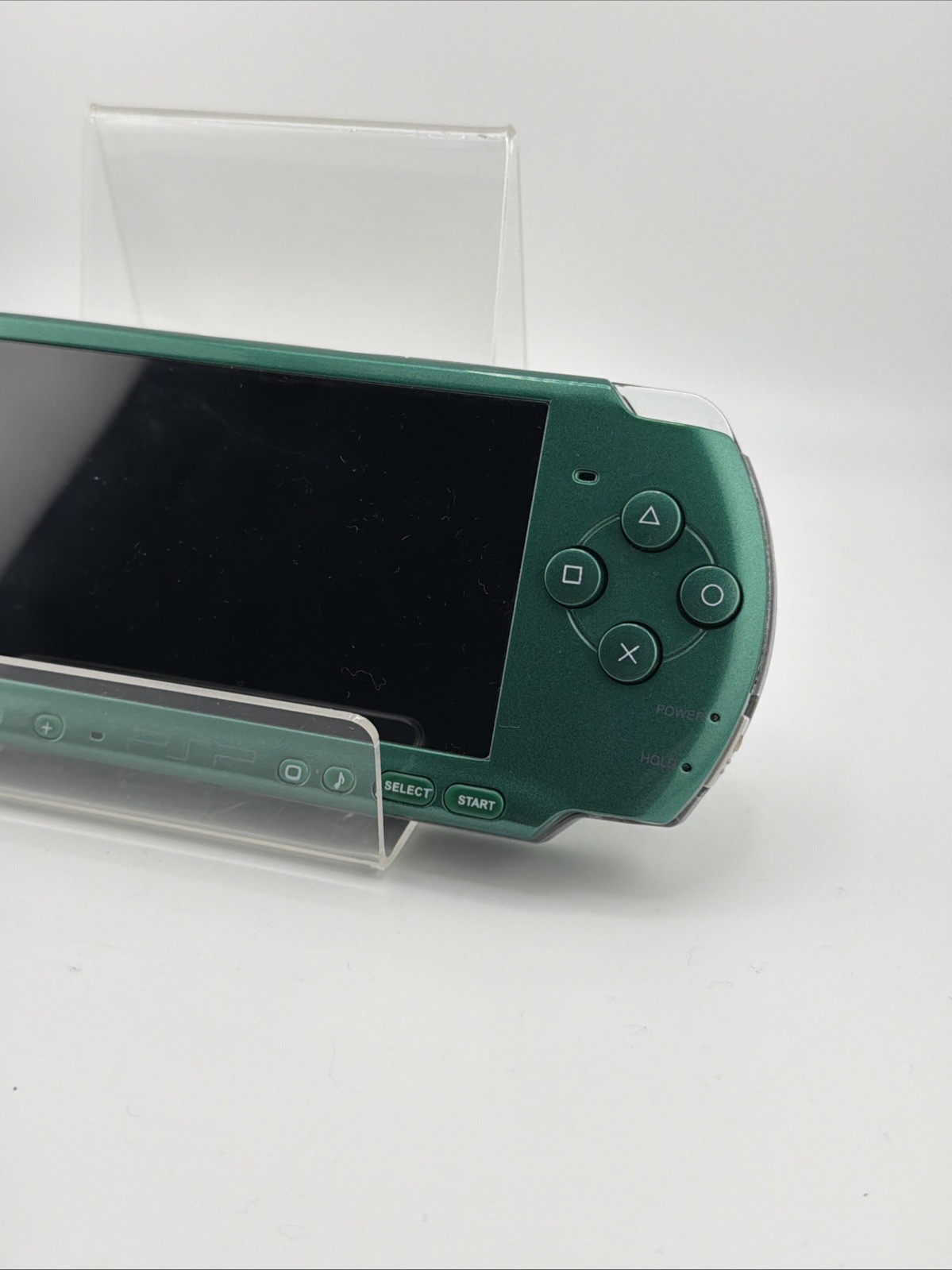 Spirited Green Sony PSP 2000 Console Tested Working 64GB Card, Case, OEM Battery