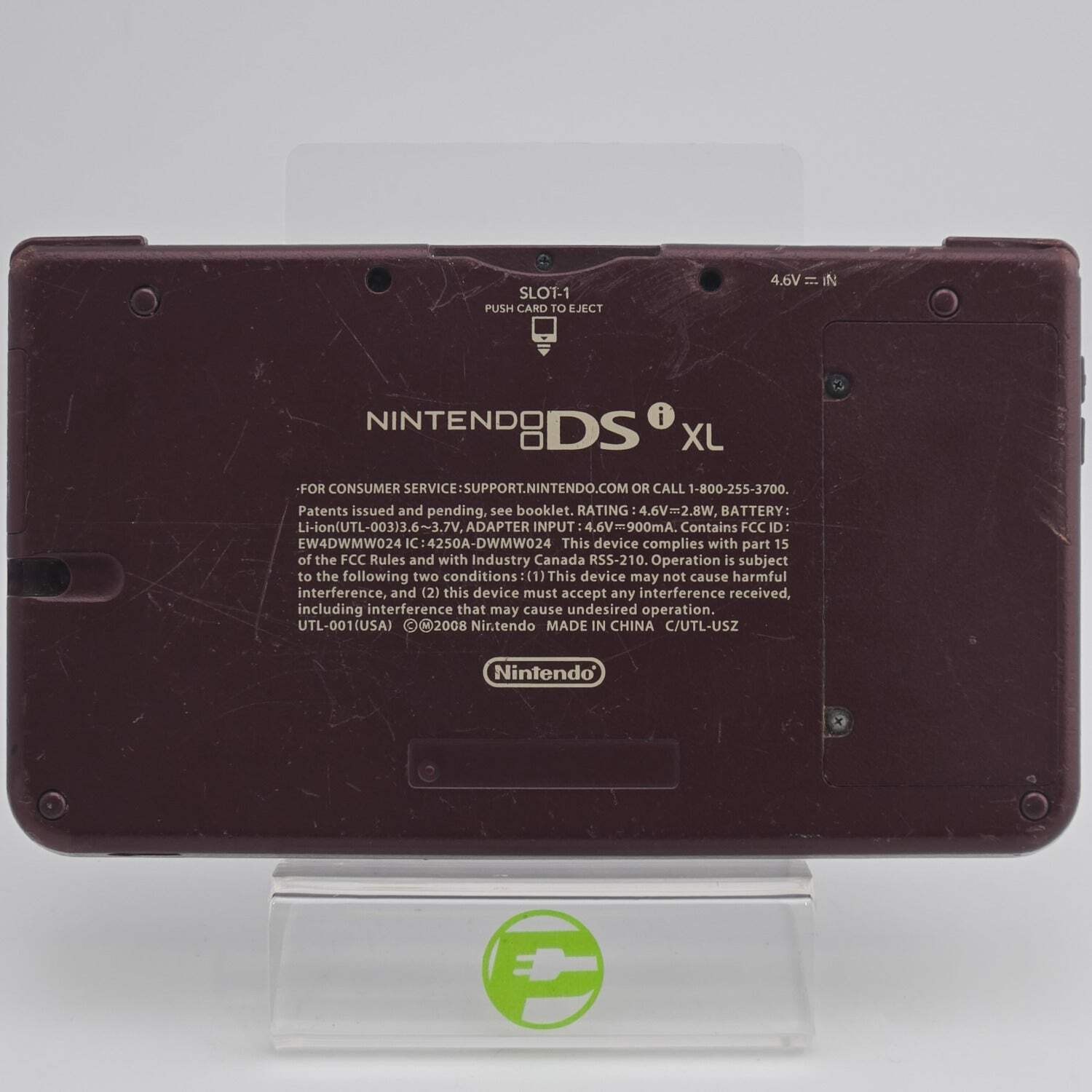 Nintendo DSi XL Handheld Game Console Only UTL-001 Burgundy