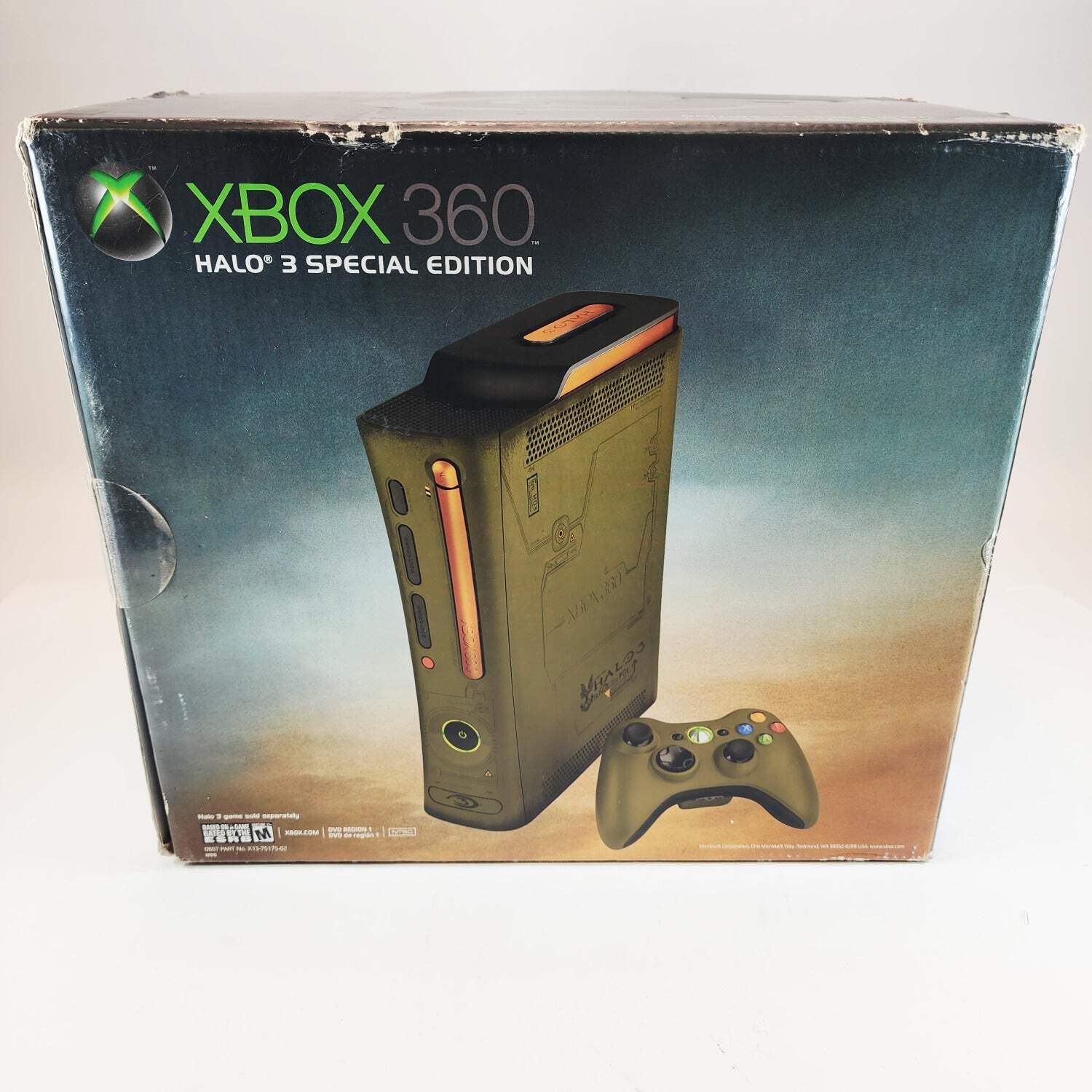 Microsoft Xbox 360 Console Gaming System Halo 3 Spartan Gold 52T-00013
