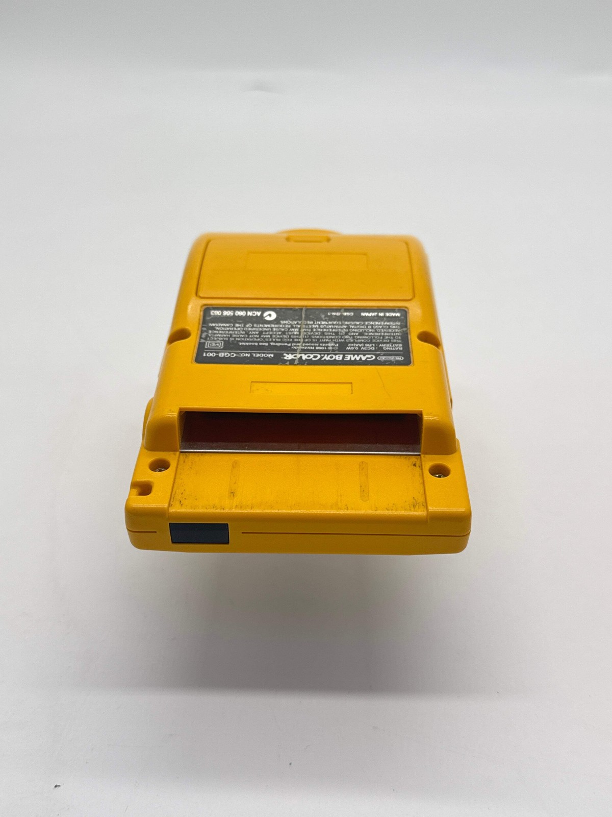Nintendo Game Boy Color CGB-001 Yellow Console #648 Aftermarket Lens or/and Shel