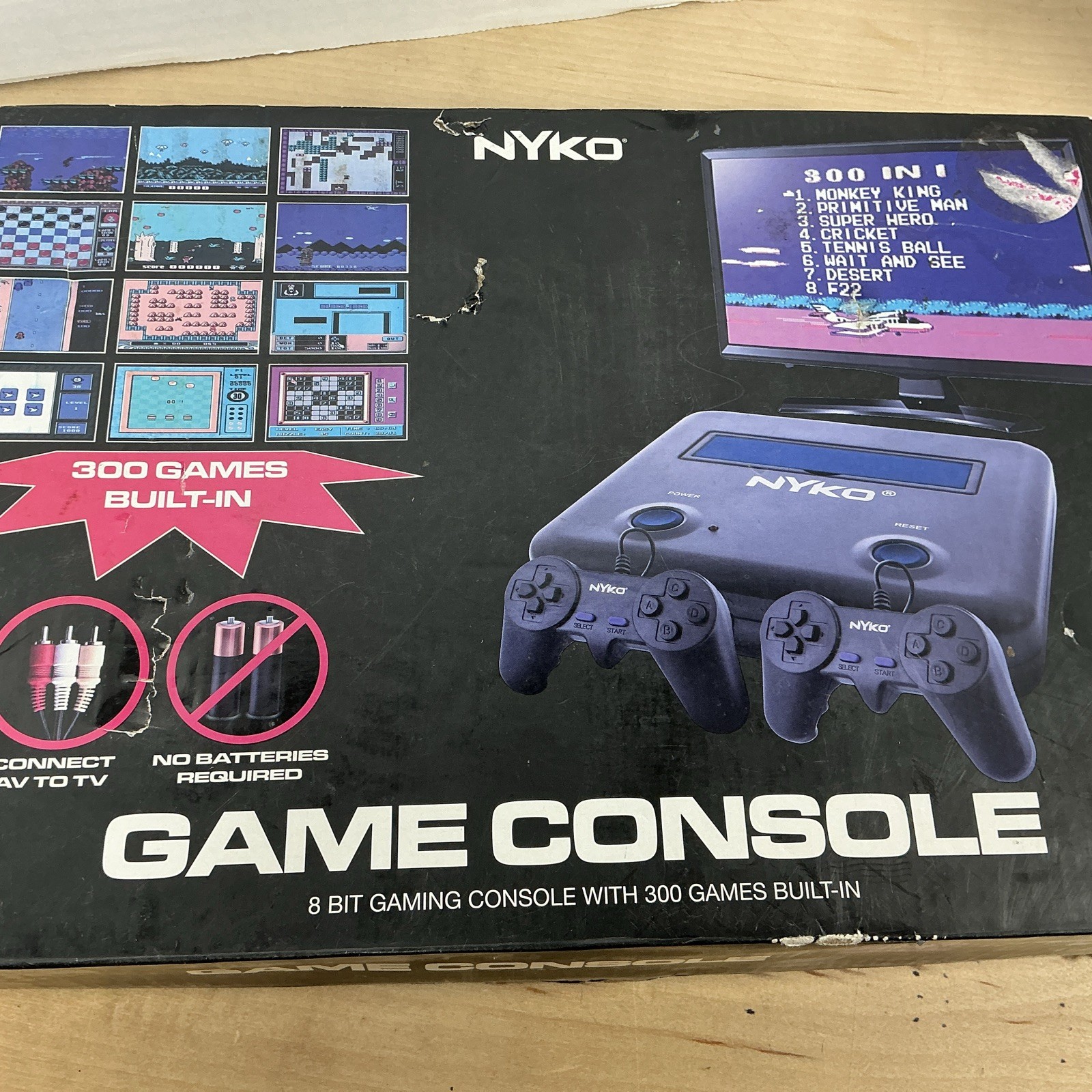 NYKO Game Console 8-Bit Console With 300 Built-In Games (2020) Item# 80821
