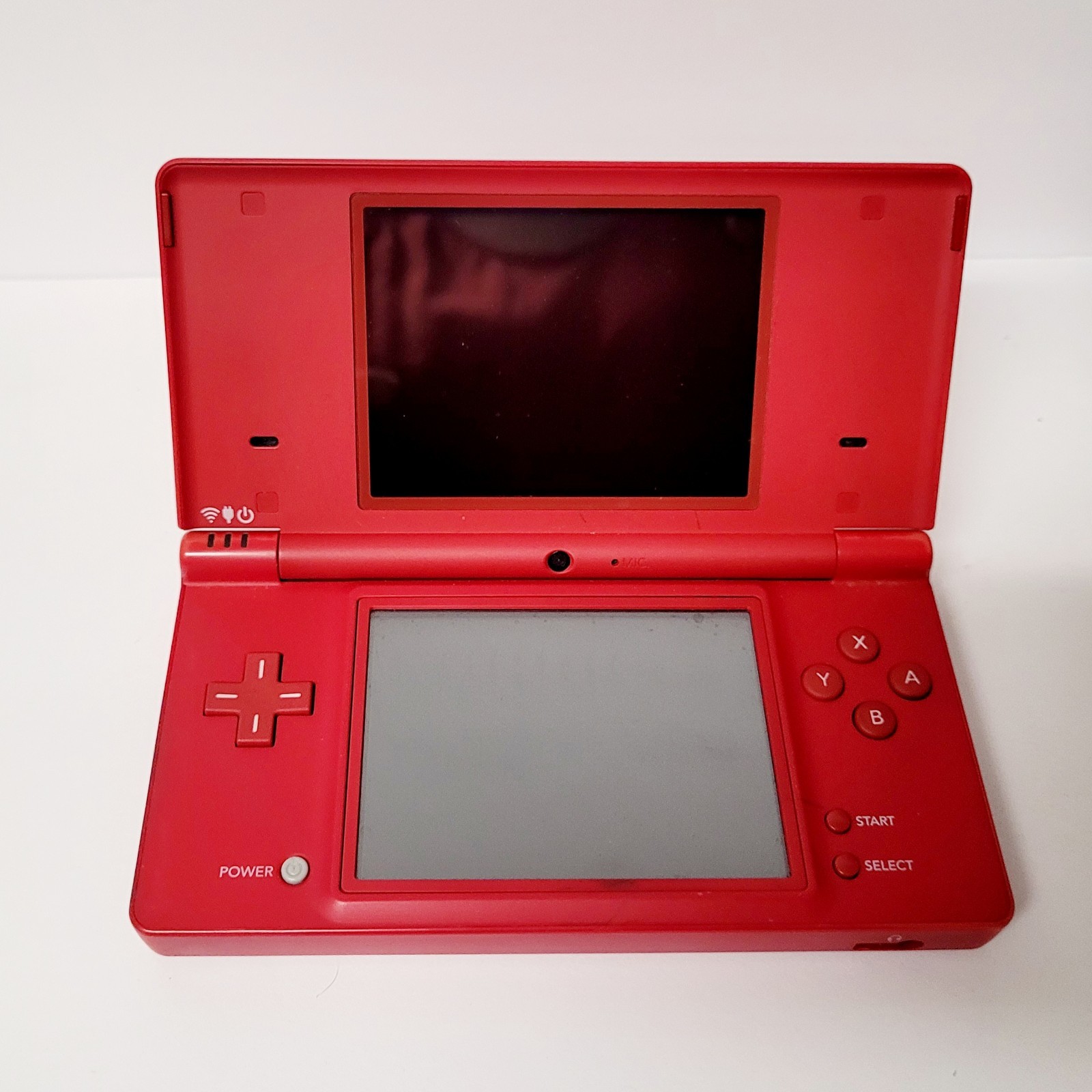 Nintendo DSi Red Handheld Console Game System w/ Charger Stylus Manual & Game