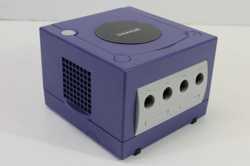 Nintendo Gamecube Console Indigo Purple LED NTSC-U/C DOL-001 AC AV PLAY US GAMES