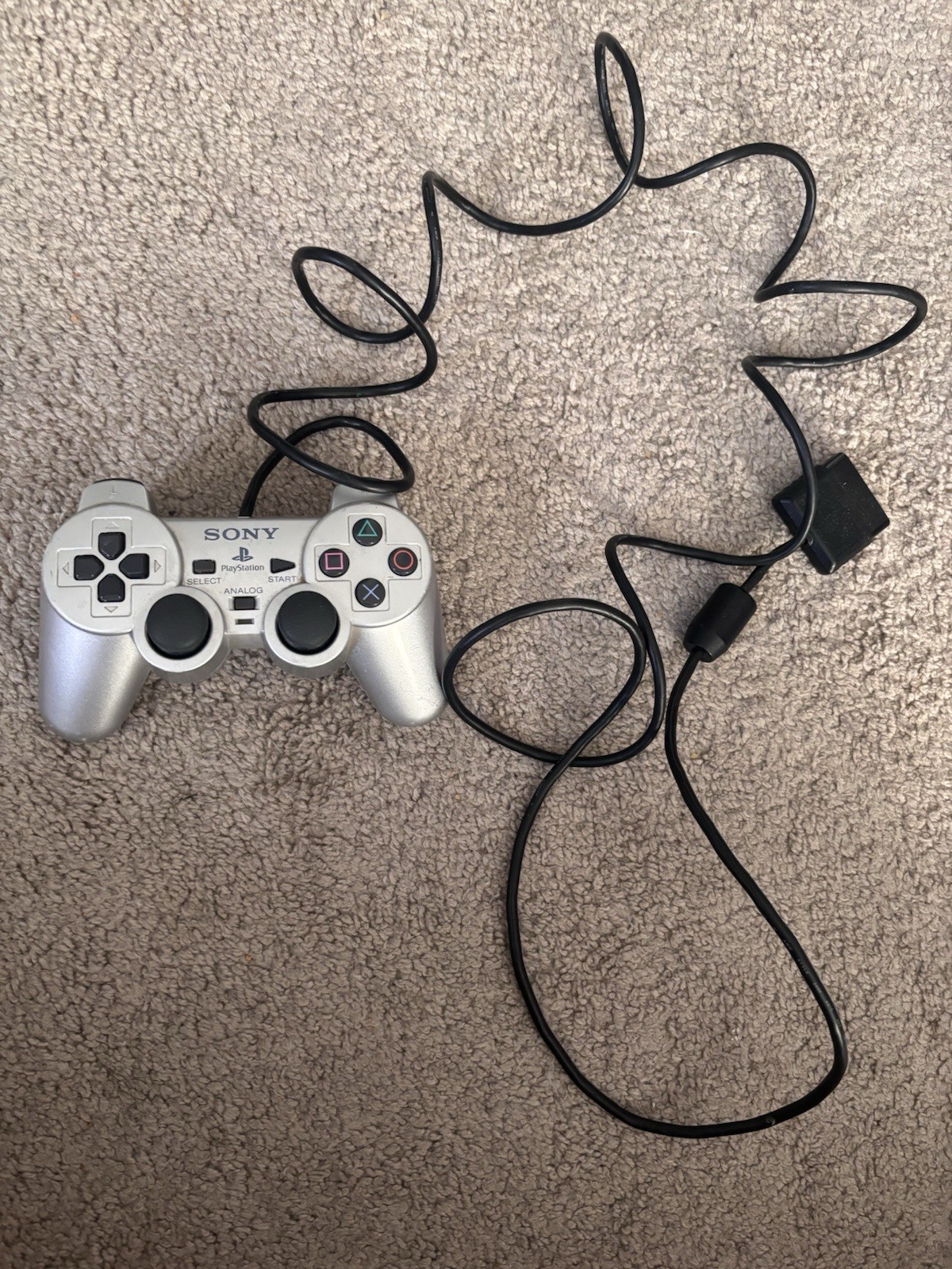 Sony PlayStation 2 Slim SCPH-75001 NTSC-U/C Black Bundle w/ 2 Controllers