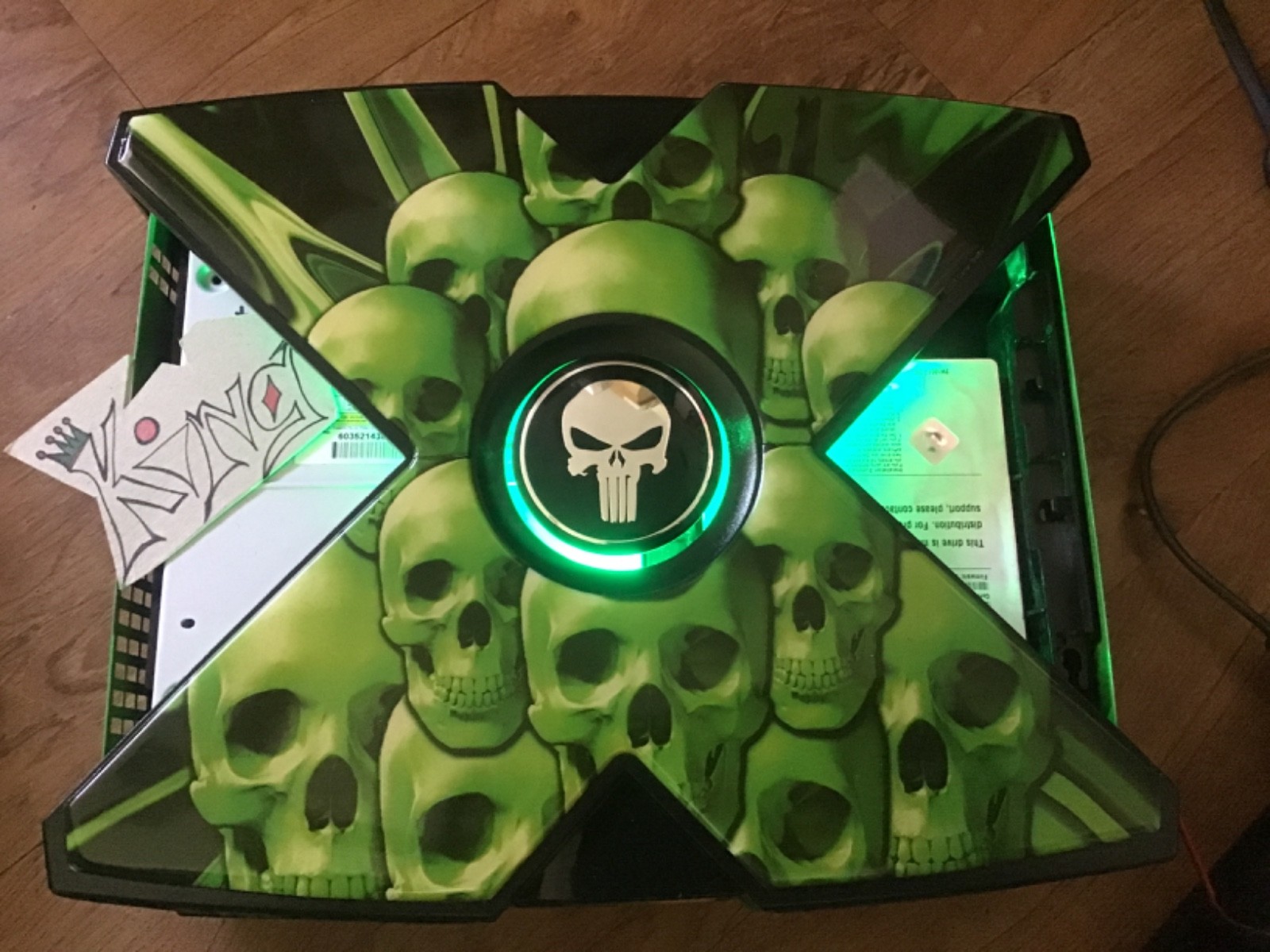 ⚜🧿 Special KING Edition Original Xbox Console case✨ the Scary Skulls case✨ ✨ 1