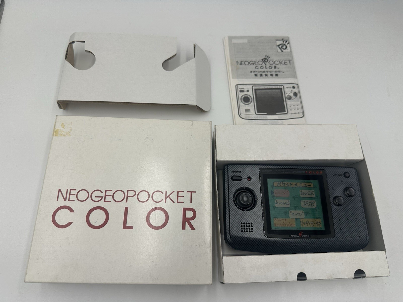 Neo Geo Pocket Color SNK Console Carbon Black with Box