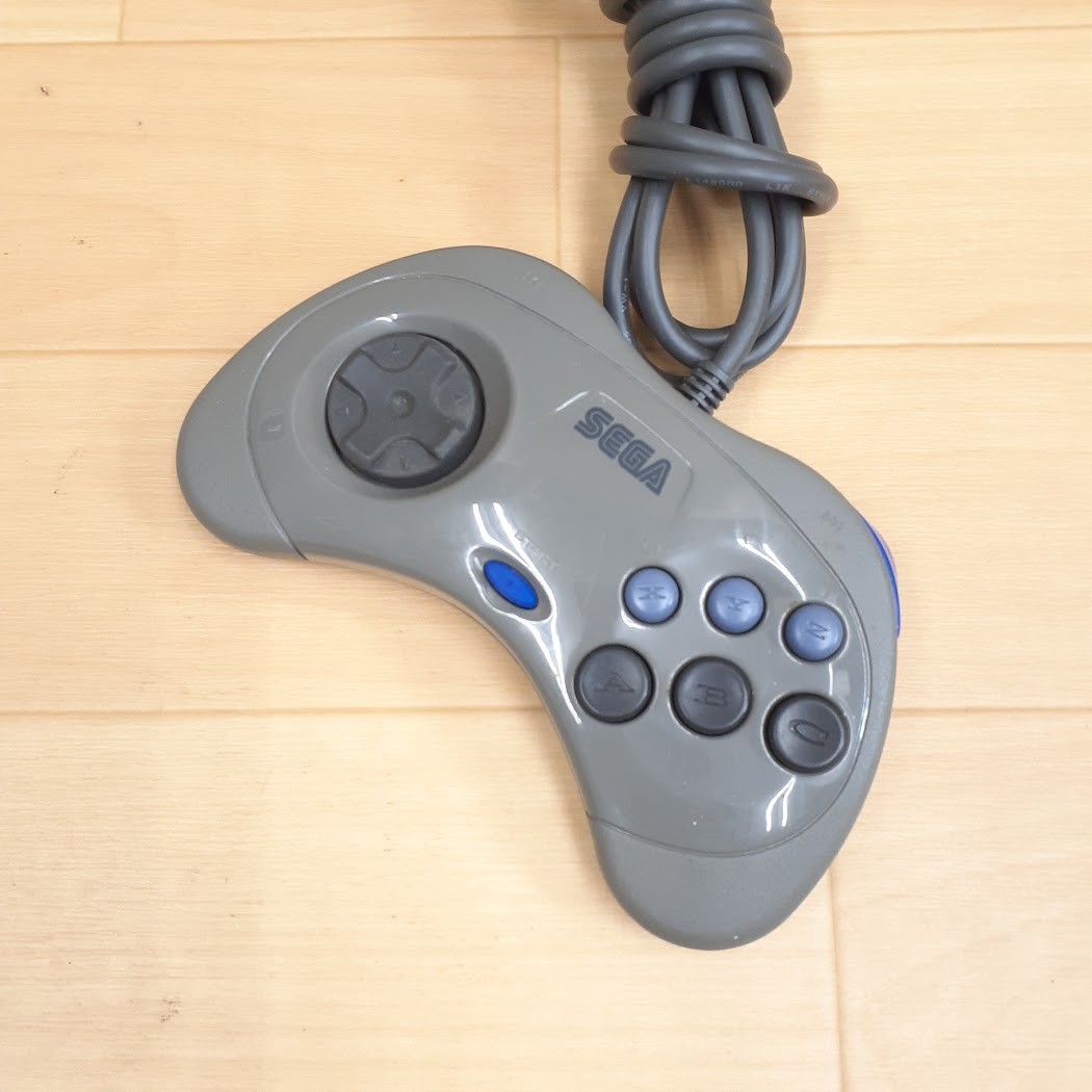 Sega Saturn Gray Console Japanese System Bundle with controller & 6 games 912