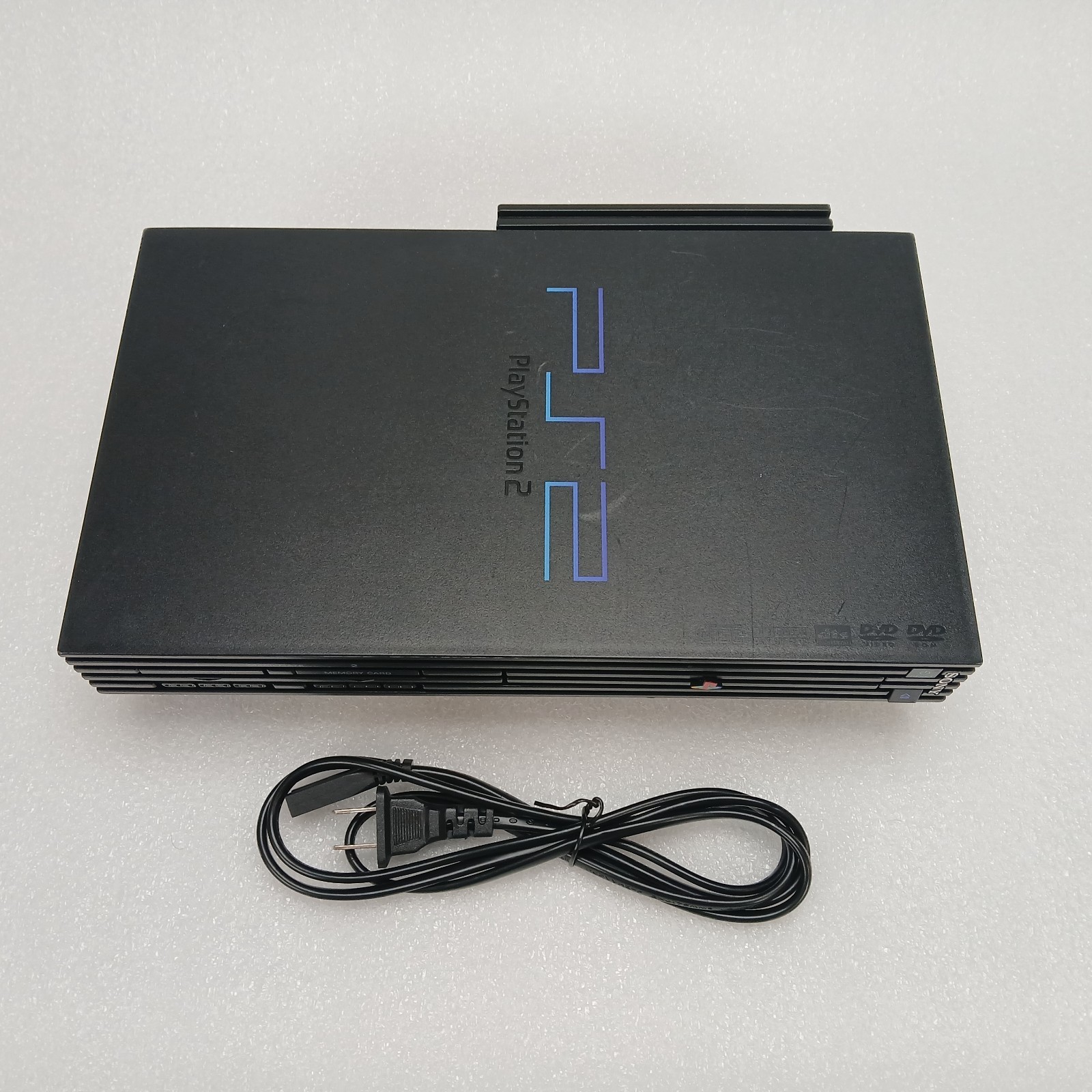 Sony PlayStation 2 PS2 Fat SCPH-39001 Console and SATA Adapter Tested & Working