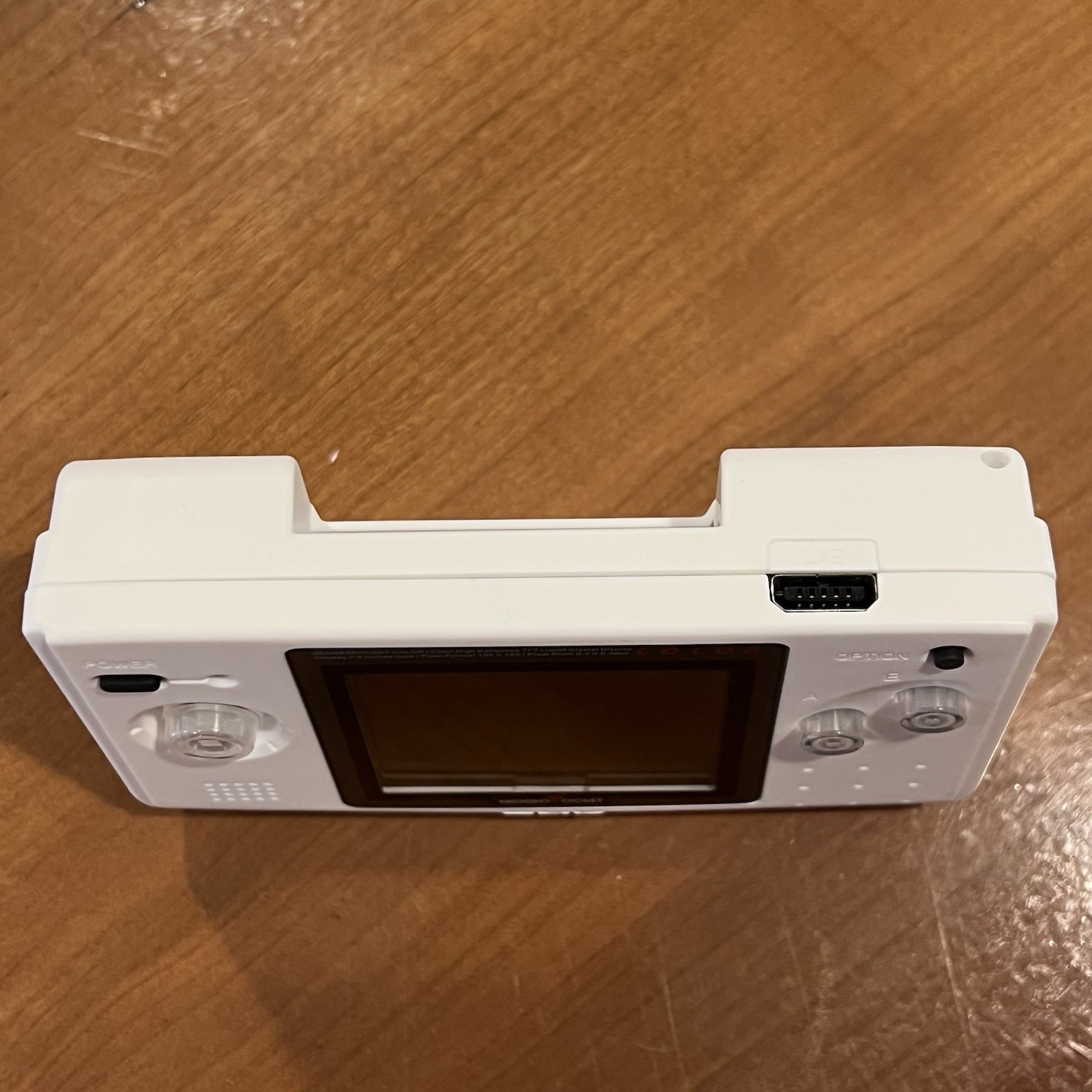 WHITE Neo Geo Pocket Color – Full Size IPS Q5 OSD (New Shell)