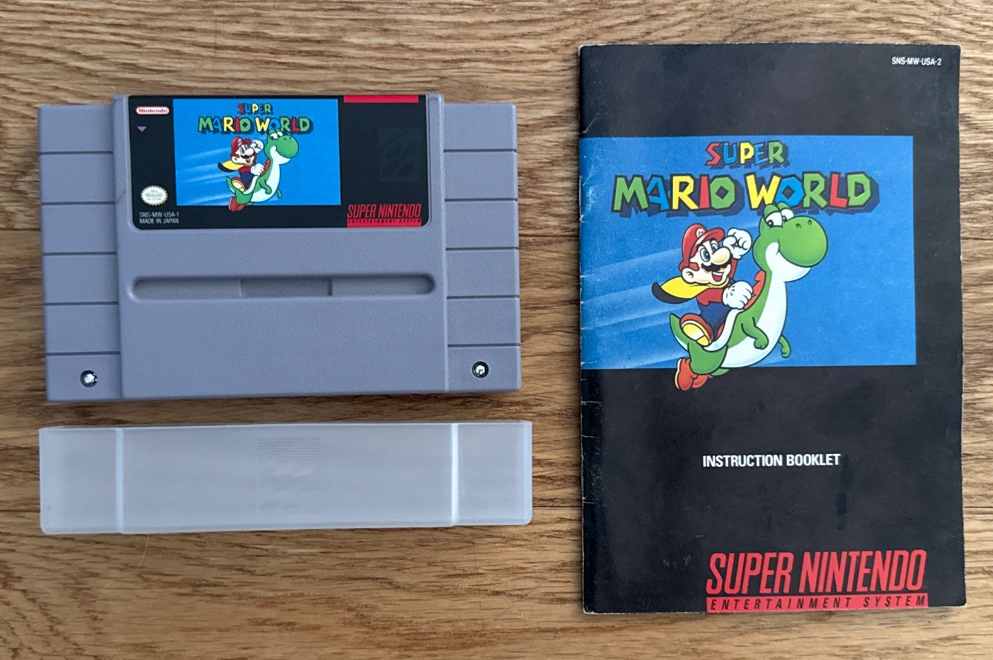Super Nintendo SNES Super Set CIB Console w/ Box, Super Mario World, OEM Control