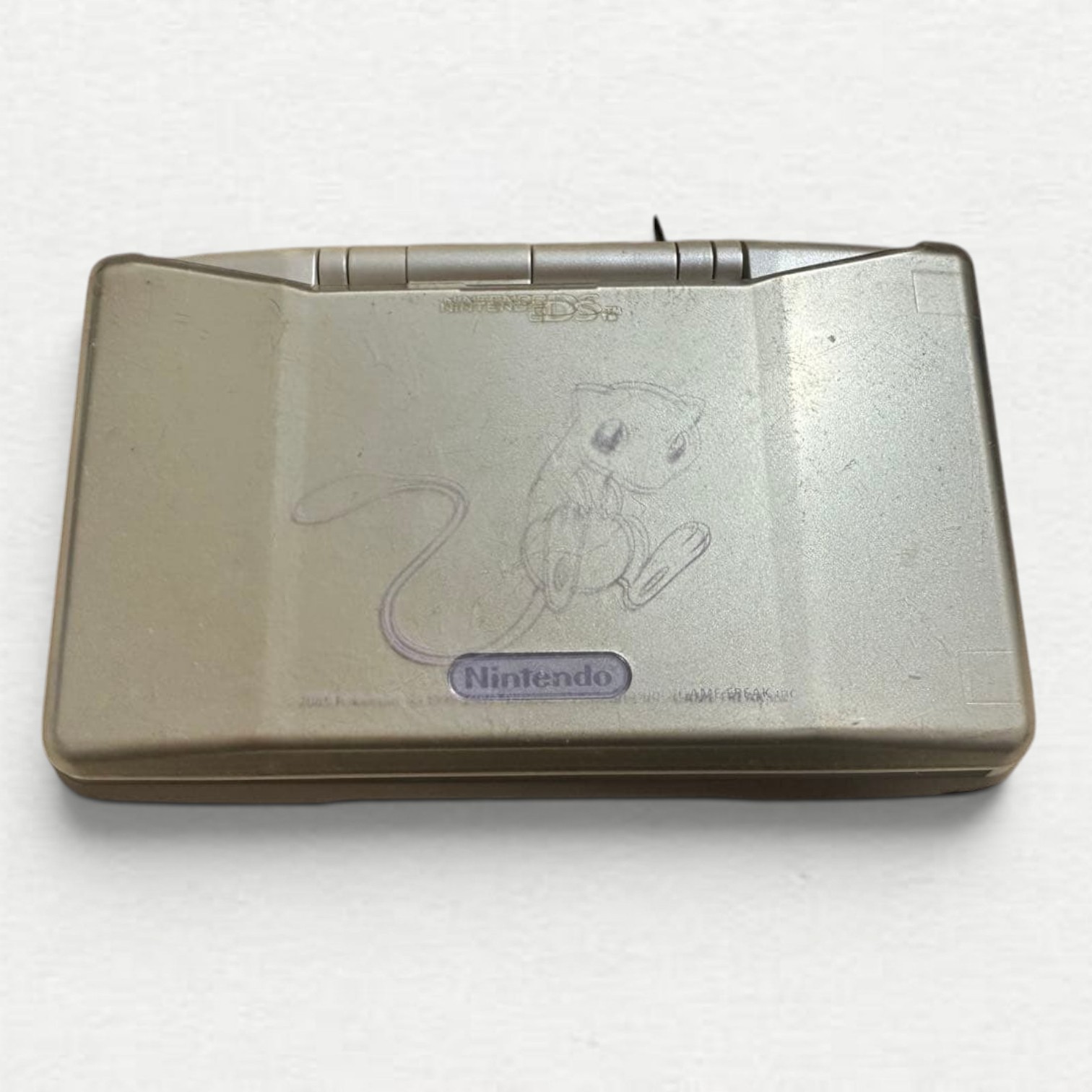 Nintendo DS Mew Limited Edition Pokemon Center Console Handheld System Silver