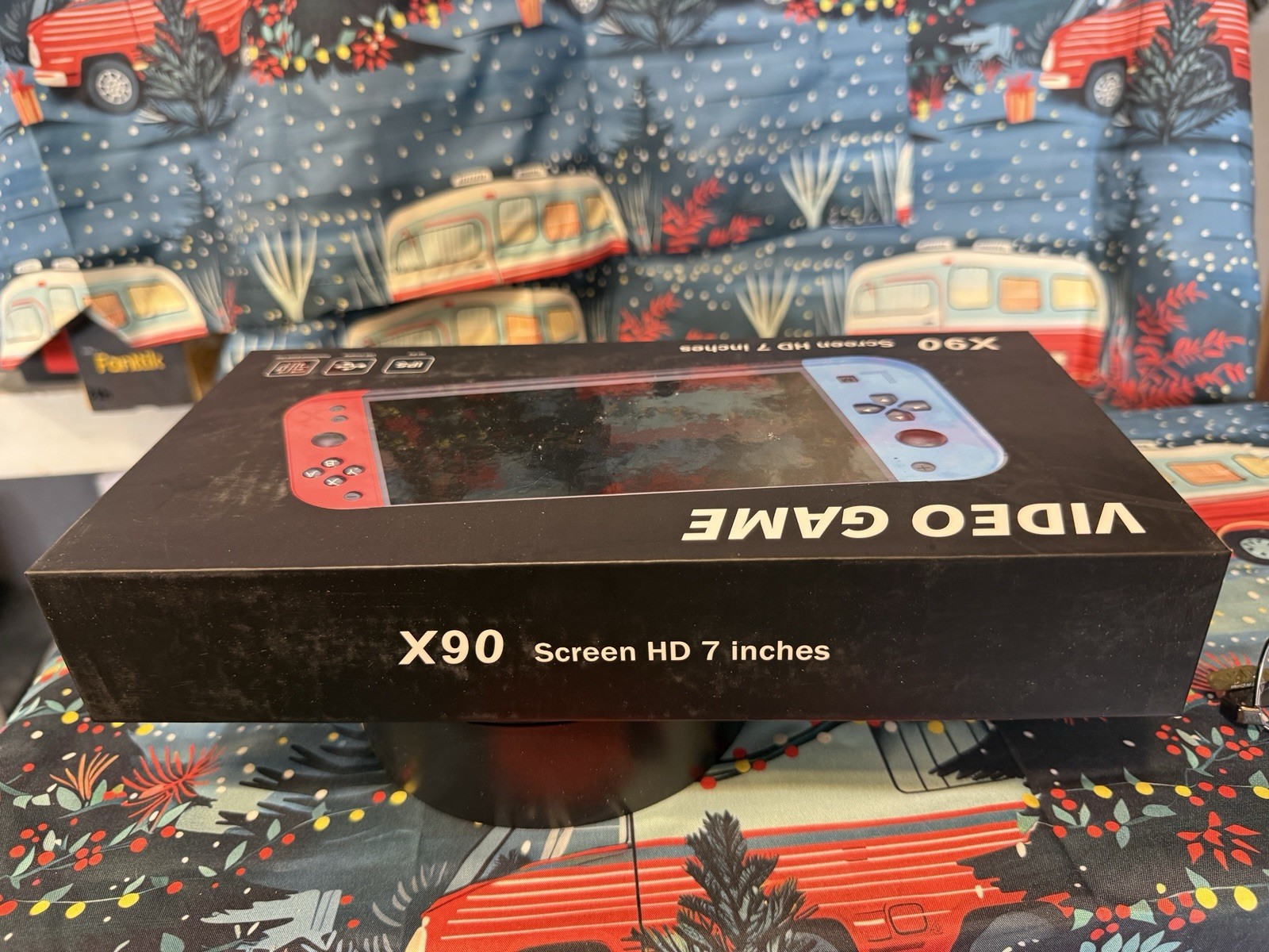 X90 Handheld Game Console, 7in IPS HD Screen, Wi-Fi, USB-C, Region Free