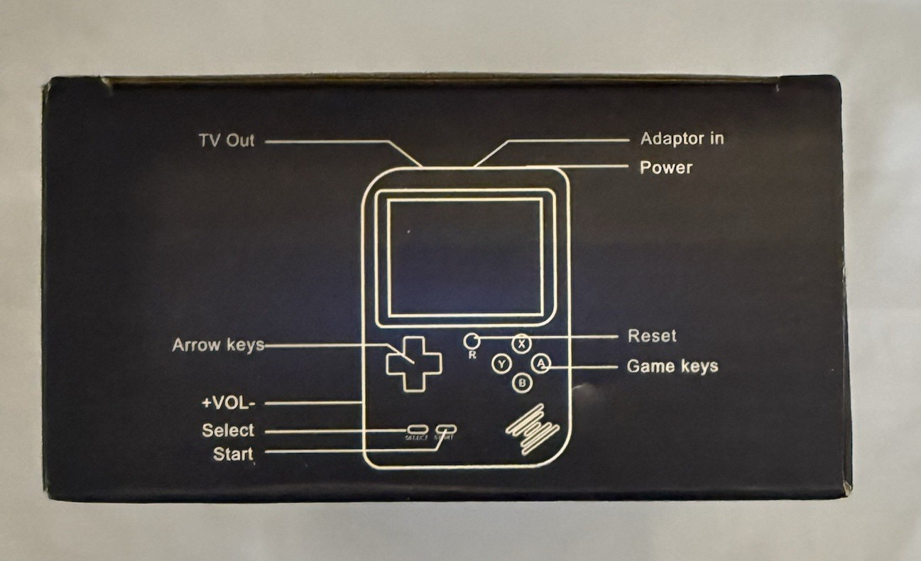 Game Box Plus Handheld Console – Retro Gaming System w/ Preloaded Games NIB