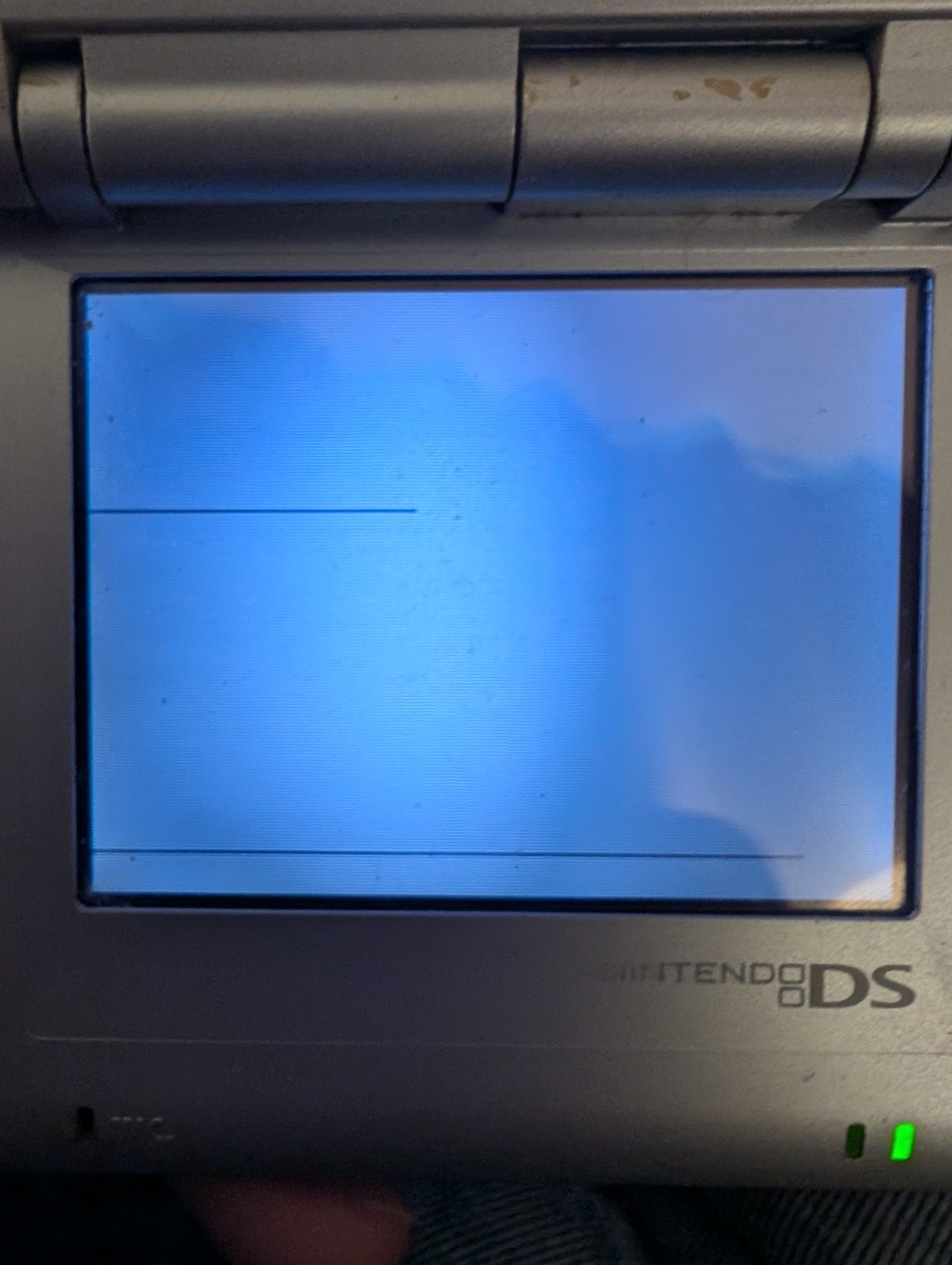 Nintendo DS Original Console NTR-001 with Charger Titanium Silver – Won’t Read G