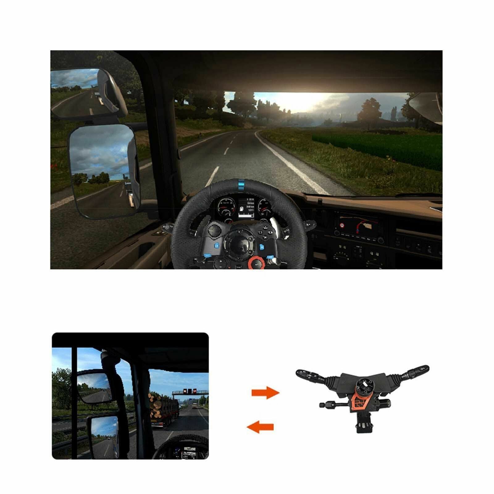 Steering Wheel Turn Signal Wiper Switch For Logitech G27 G29/Thursmaster T300