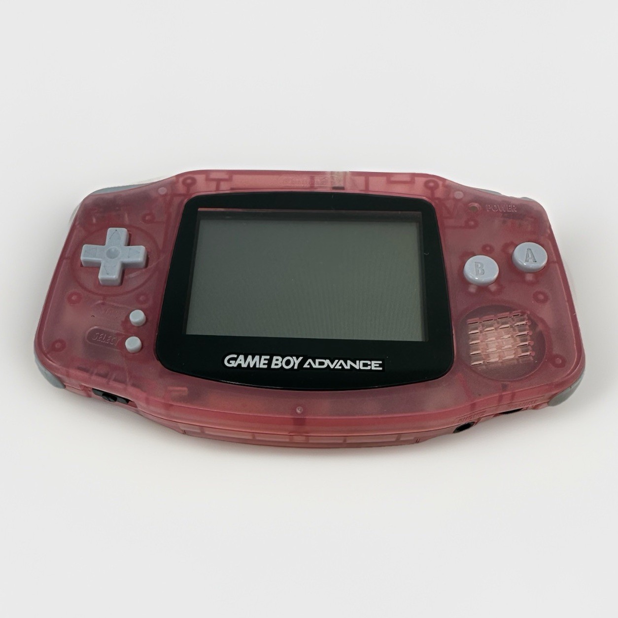 Nintendo Game Boy Advance AGB-001 Transparent Pink Console Bundle Tested Works