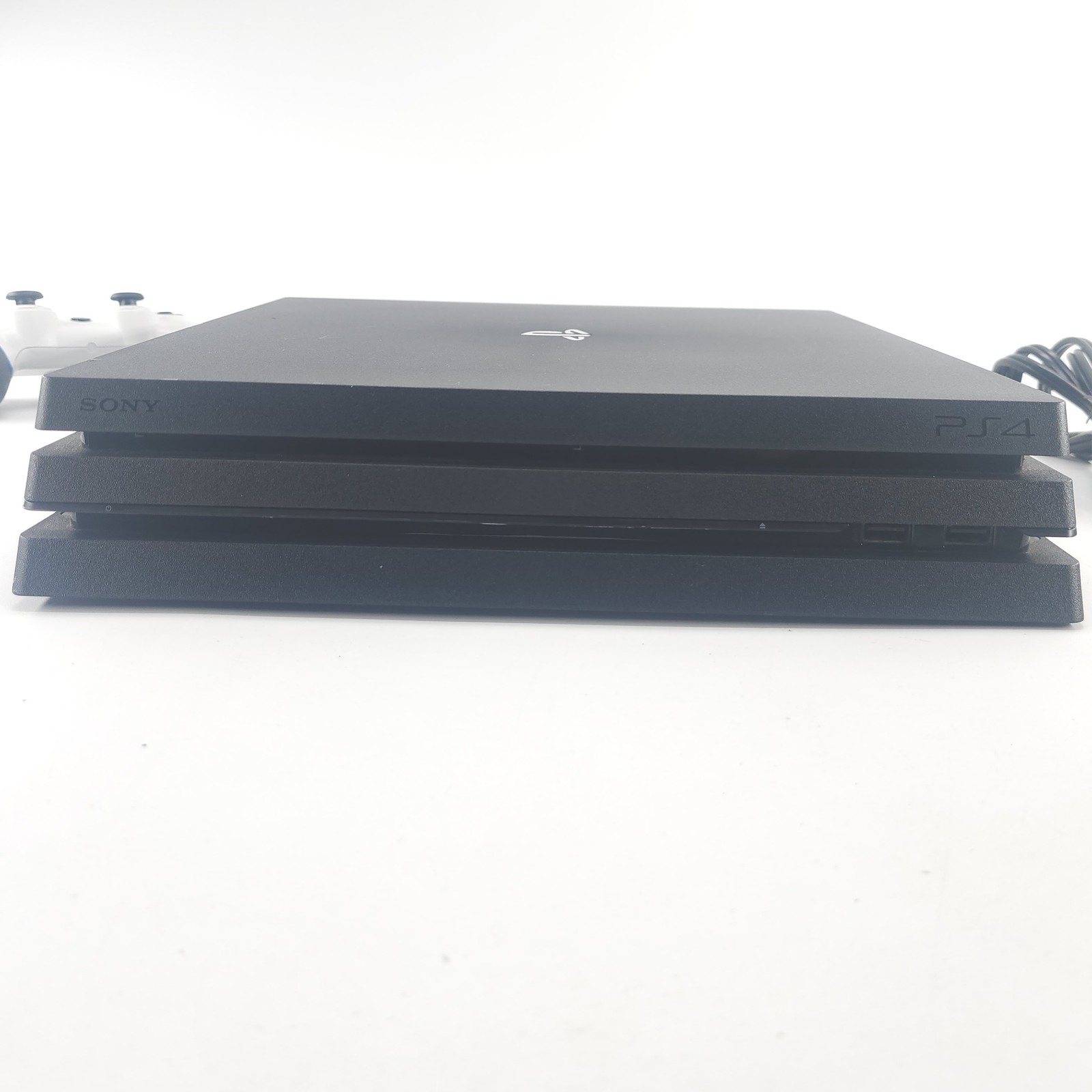 Sony PlayStation 4 Pro CUH-7215B 2TB, Jet Black w/ Wired Controller, Excellent