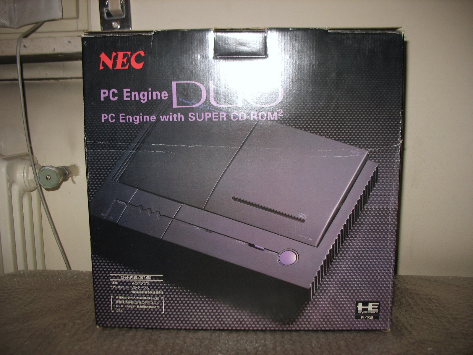 (CD NOT WORKING) BOXED NEC PC ENGINE DUO SUPER CD ROM CONSOLE JAP IMPORT!