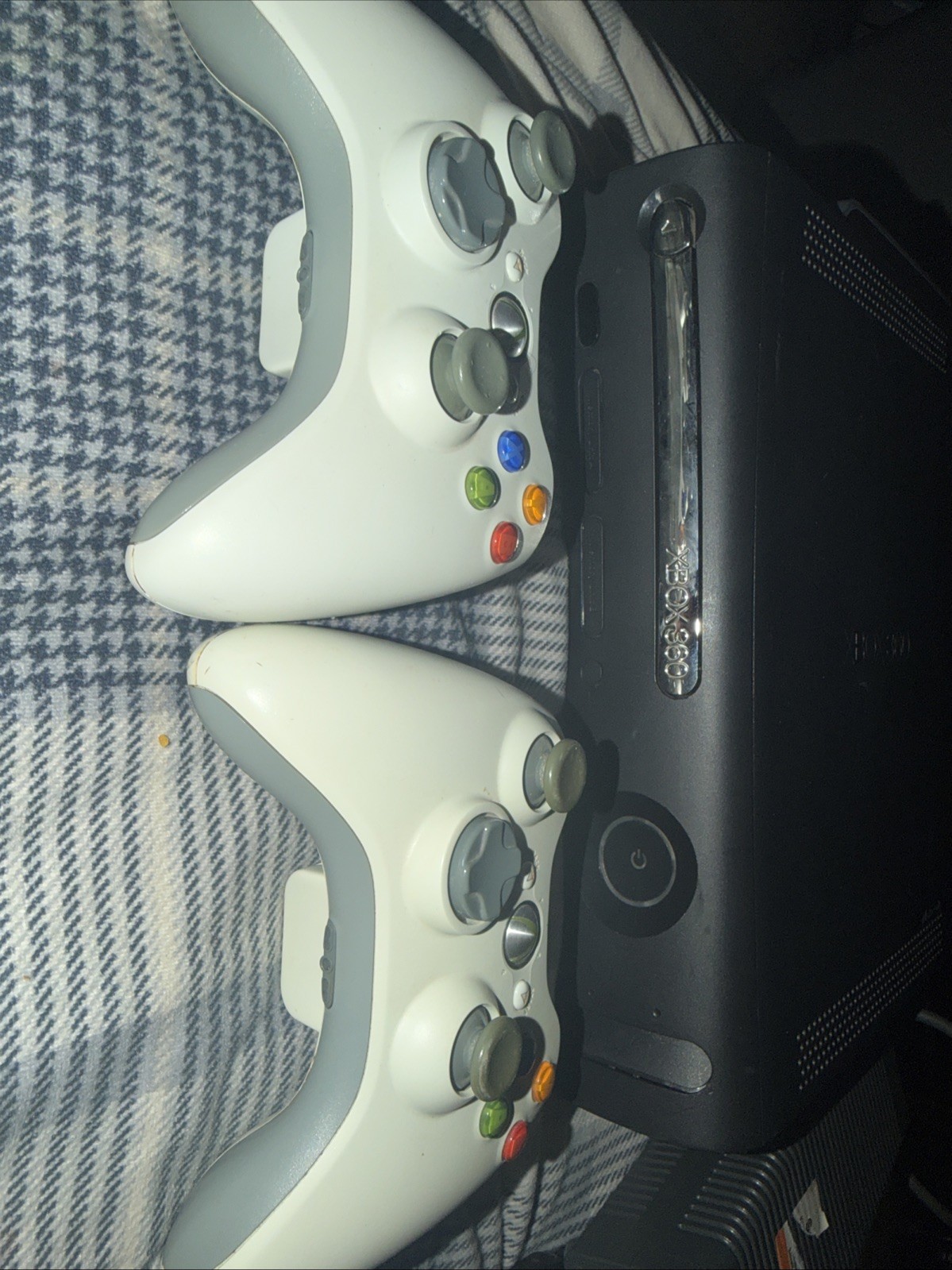 Xbox 360 Bundle HDD 2 Controllers And 3 Games Tested And Working