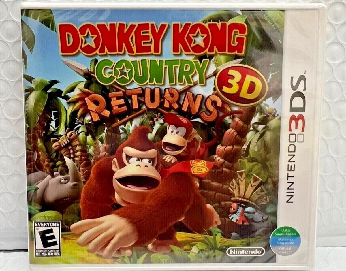 Donkey Kong Country Returns 3D 3DS Brand New Game Special (Multiplayer)