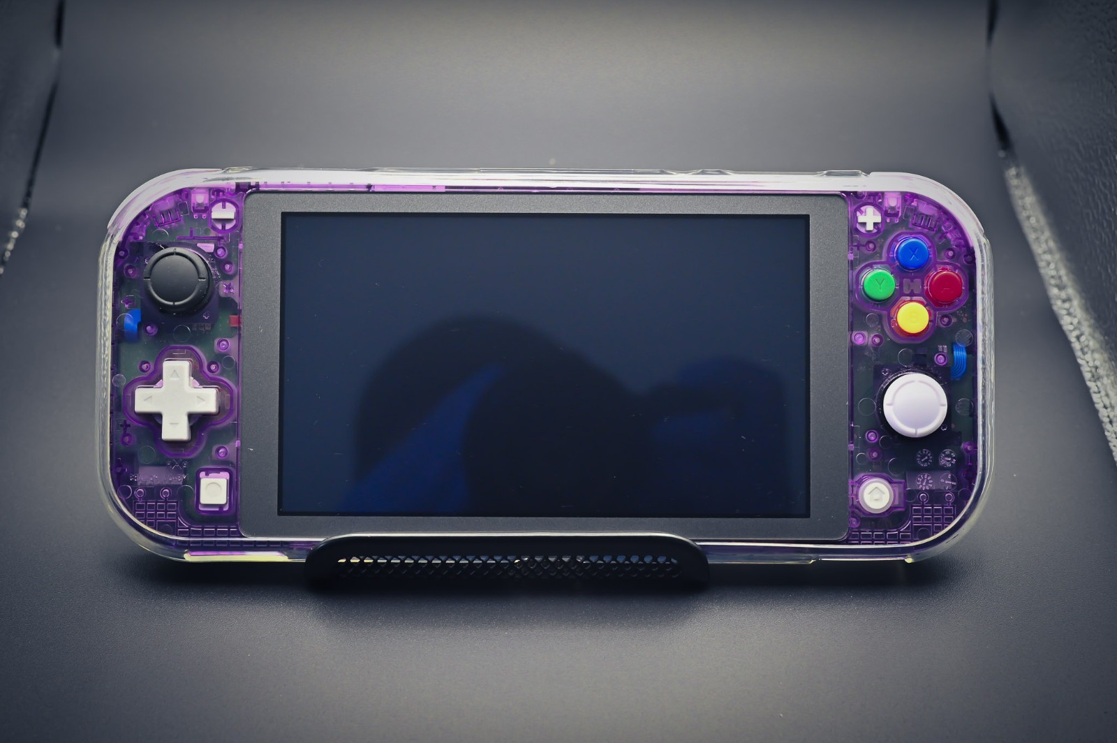 Nintendo Switch Lite 128GB TMR Hall Effect No Drift Custom Purple Bundle