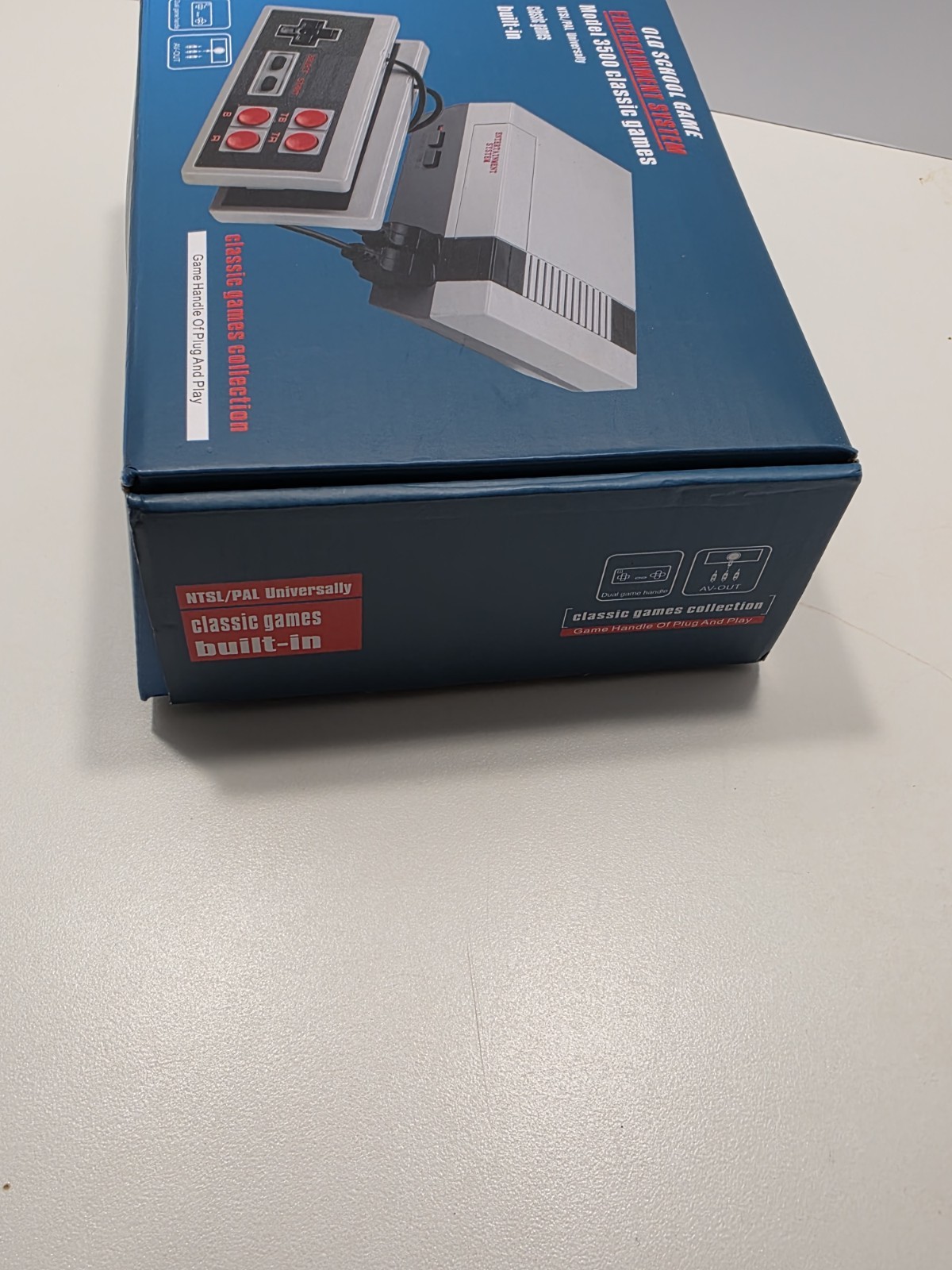 Old School Game Model 3500 Nintendo NES Home Console w/ Built-In Games AV-Out