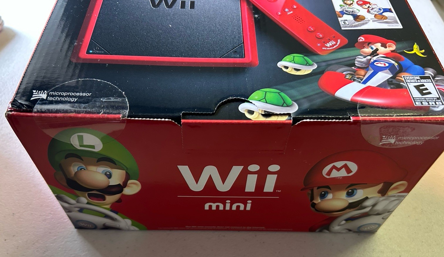 Nintendo Wii Mini Black Red Console Mario Kart Bundle Factory SEALED BRAND NEW