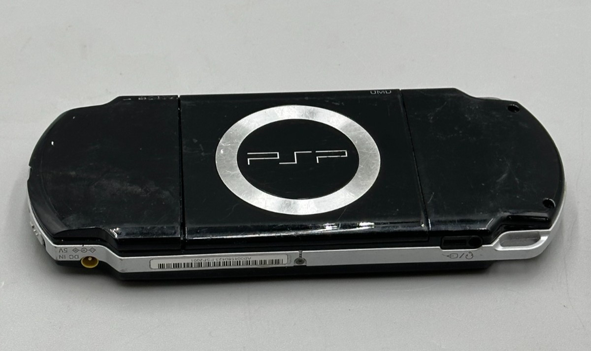 Sony PSP-2001 PlayStation Portable Handheld Console ONLY Black Fair Condition