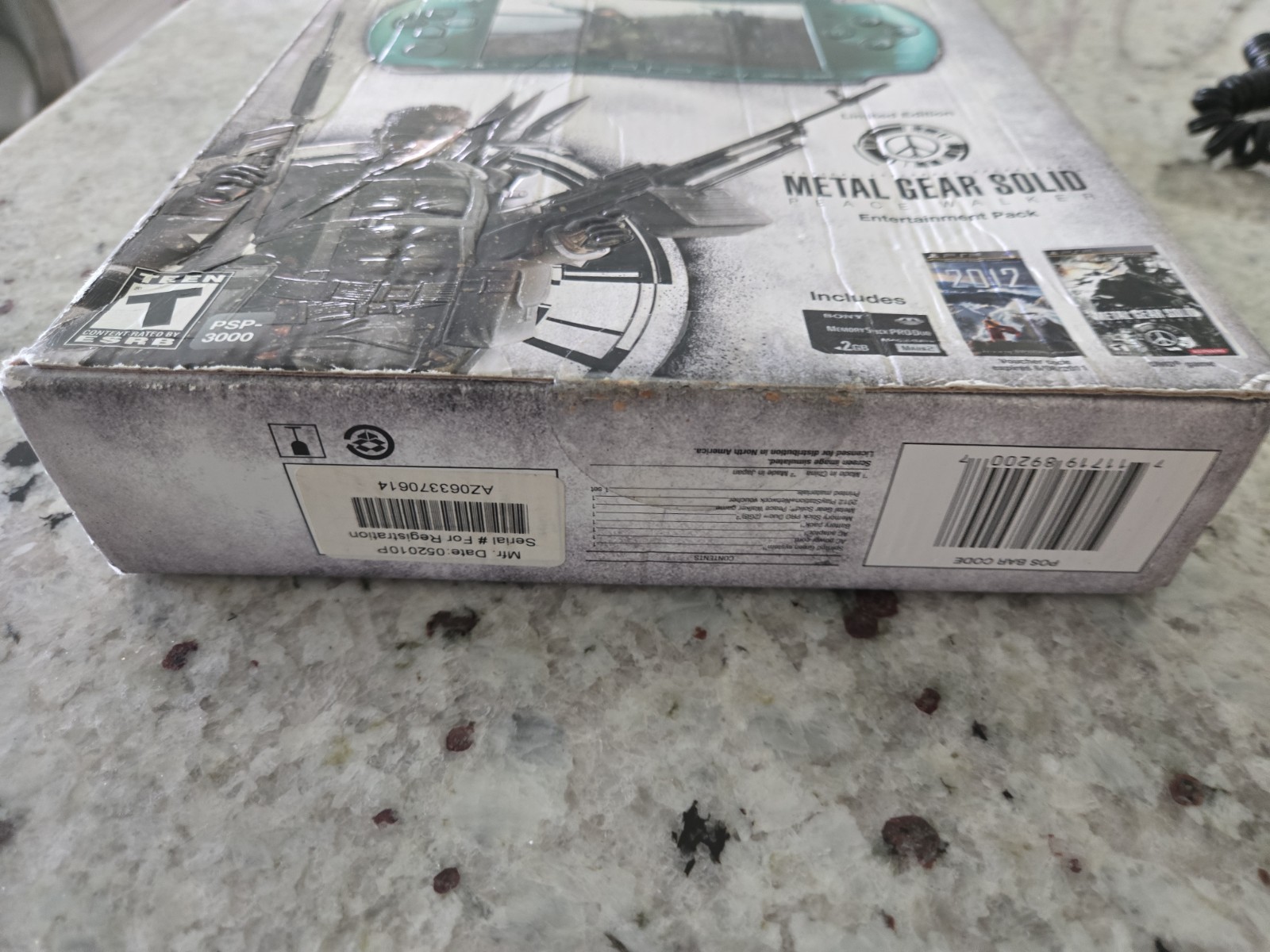 Sony PSP 3001 Metal Gear Solid: Peace Walker Entertainment Pack In Box – Tested