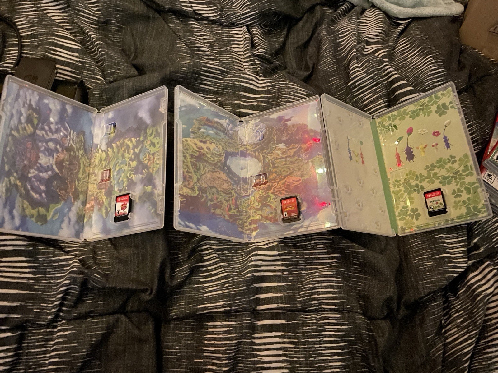 Animal Crossing Nintendo Switch Bundle 6 Games Case Dock Cables Lot Beginners
