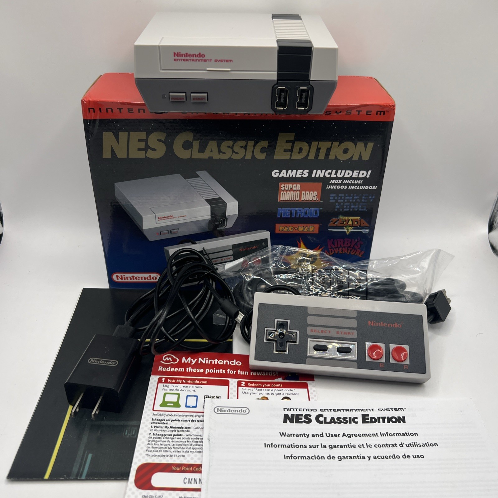 Nintendo Classic Edition 2016 NES Console Complete In Box CIB Tested Working
