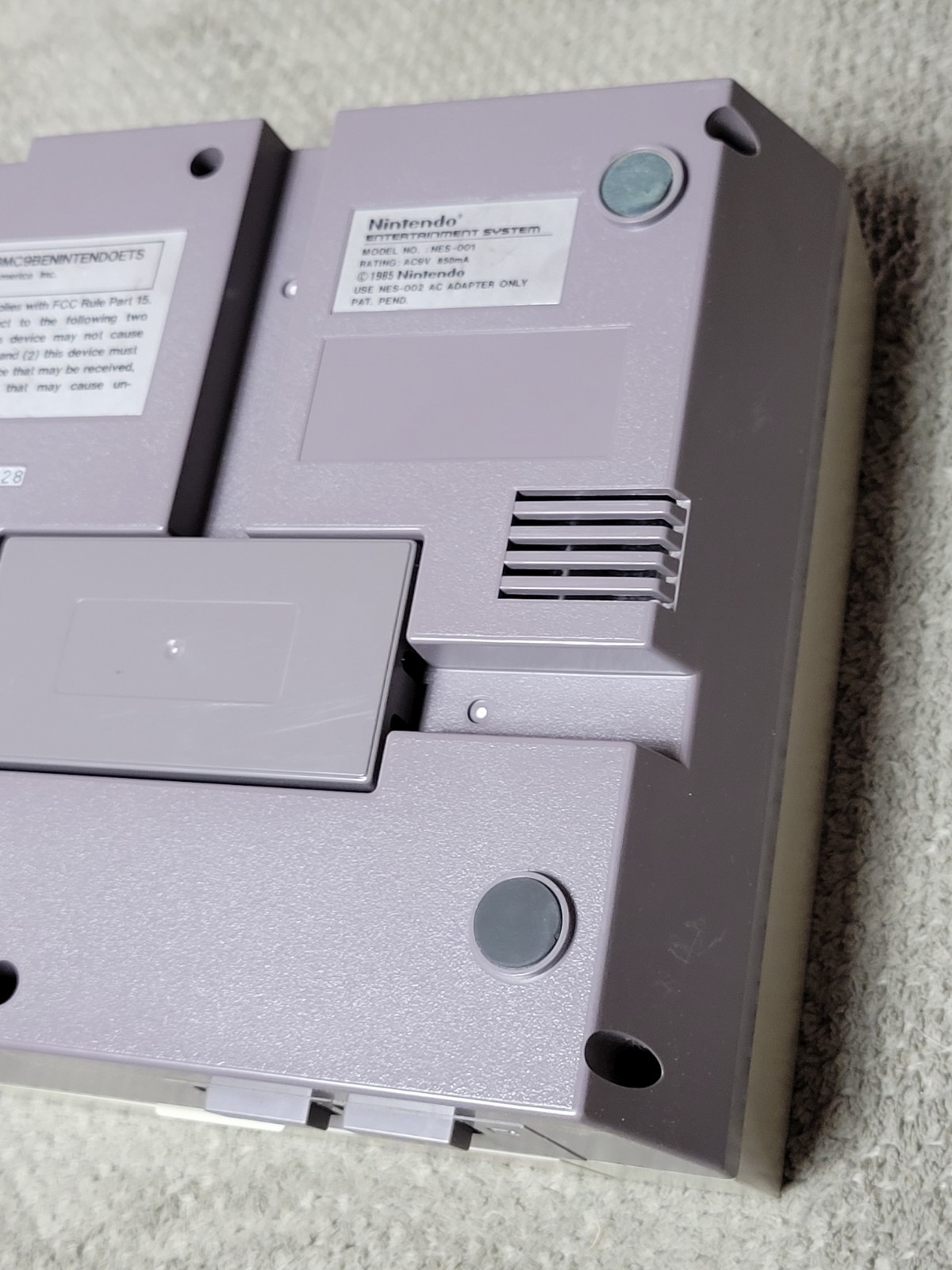 Nintendo Entertainment System NES-001 Console Only Tested Vintage OEM