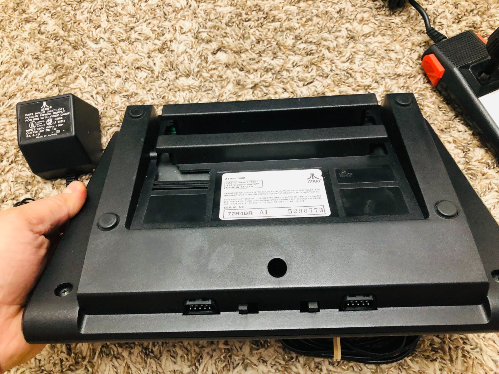 Atari 7800 Console with 1 Proline Controller Cleaned and Tested Working