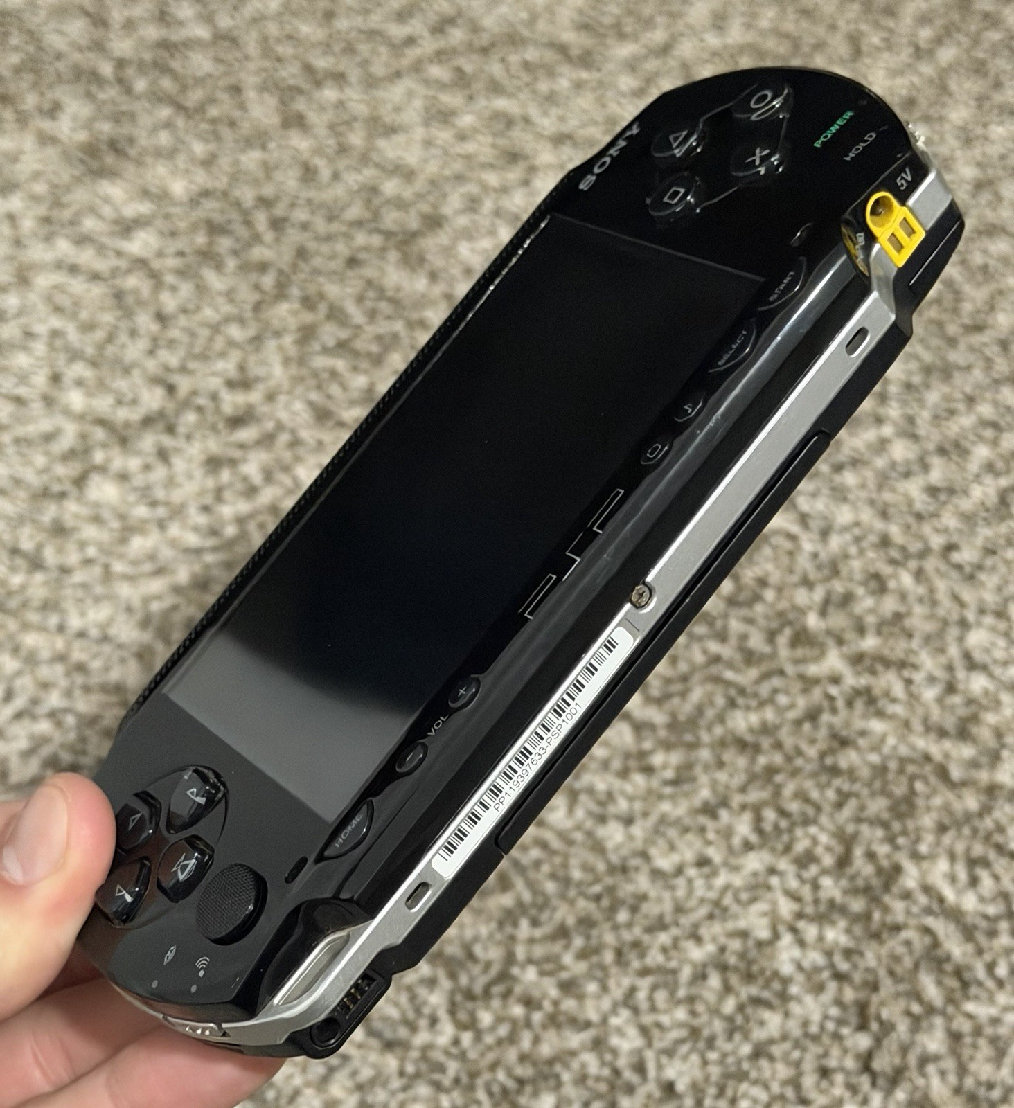 Sony PSP 1001 Console System Piano Black w/ Charger Authentic Tested Handheld