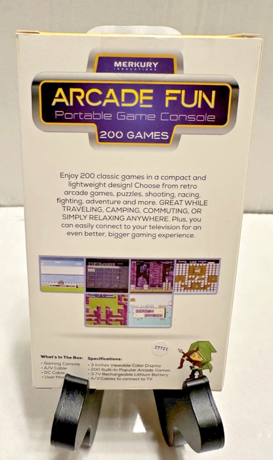 Merkury Innovations Arcade Fun Portable Game Console 200 Games 2025 (New/Sealed)