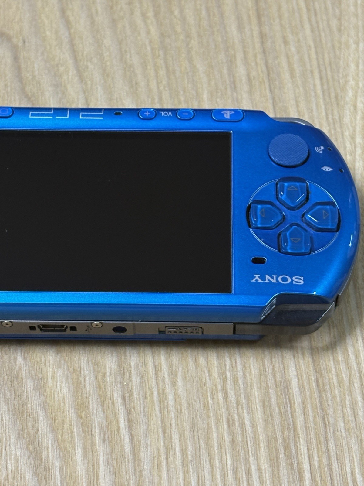 Sony PSP 3000 Vibrant Blue Console Only Tested Working Japanese Ver