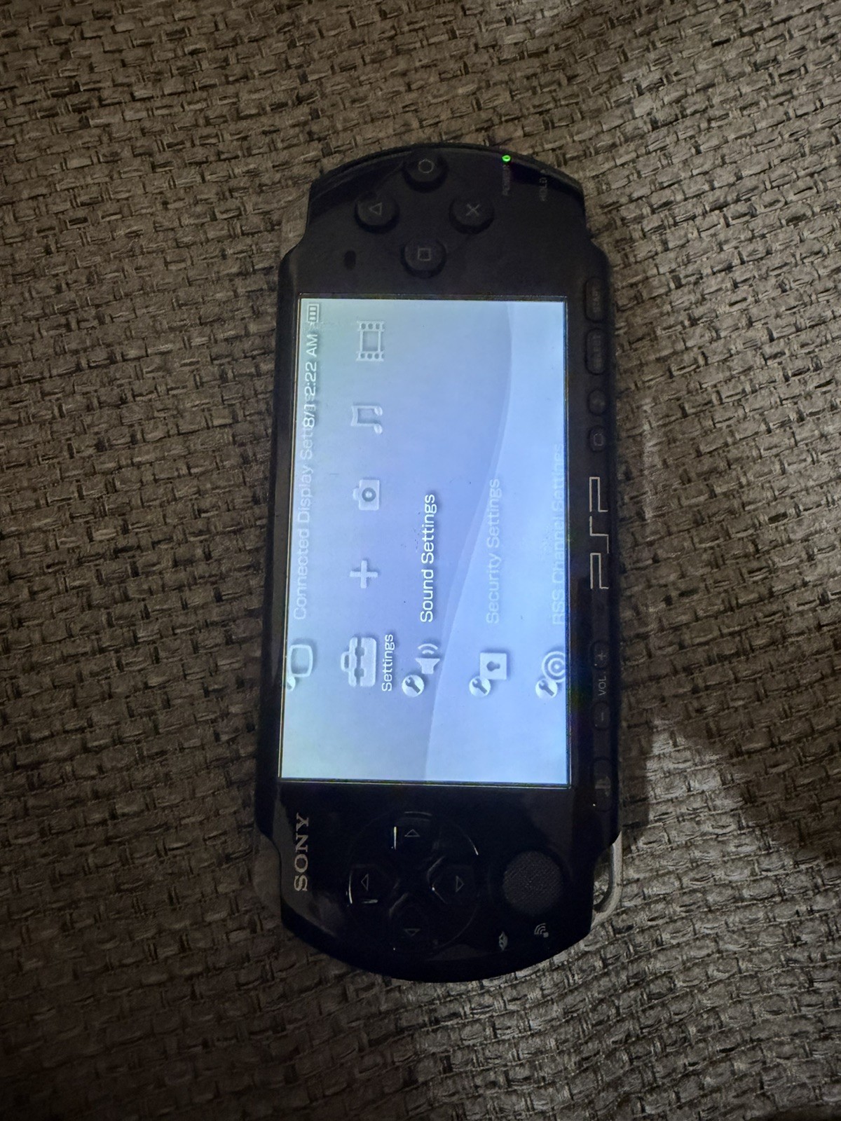 Sony PSP 3001 Slim Black Console w/ Original Chargers New Battery and Case