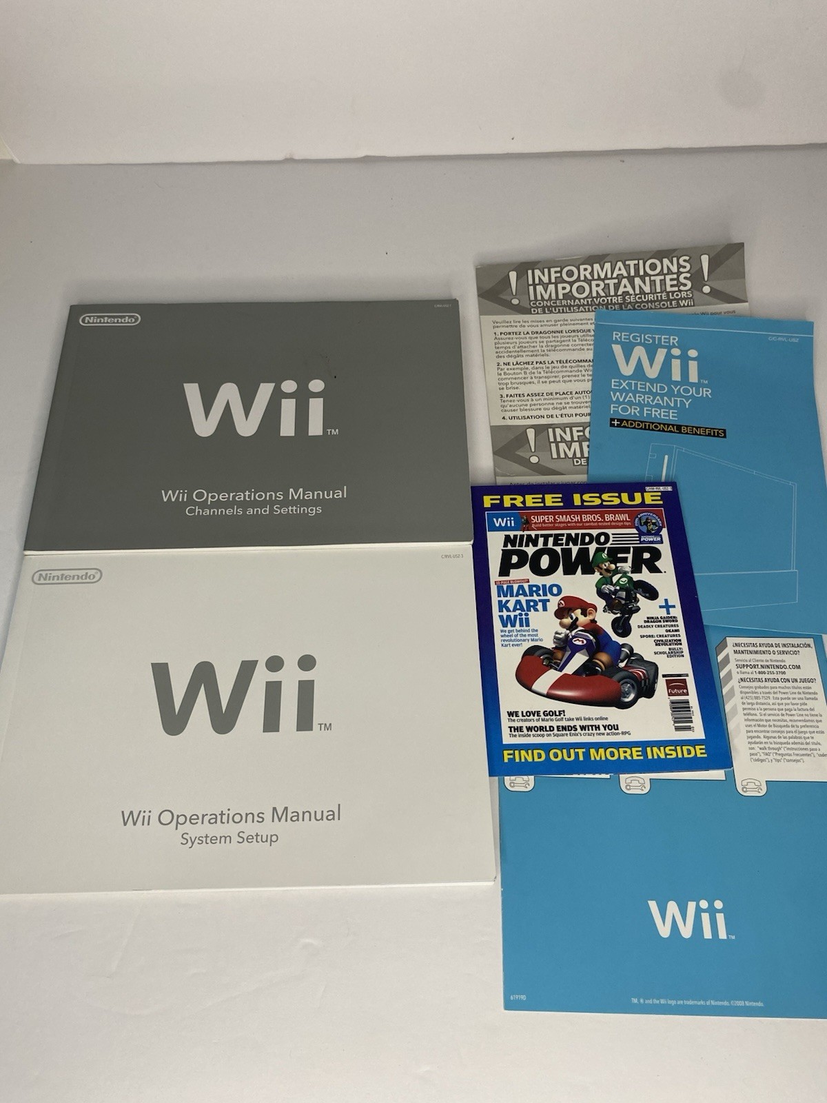 Nintendo Wii mini Red/Black Console Composite RCA with Power Adapter, AV Cable