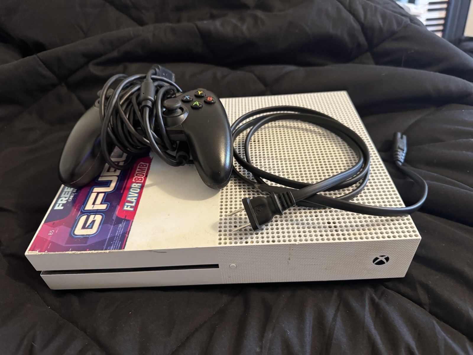 Xbox One S 1TB Console – White (XBS1TB) With Wired Controller And Power Cord