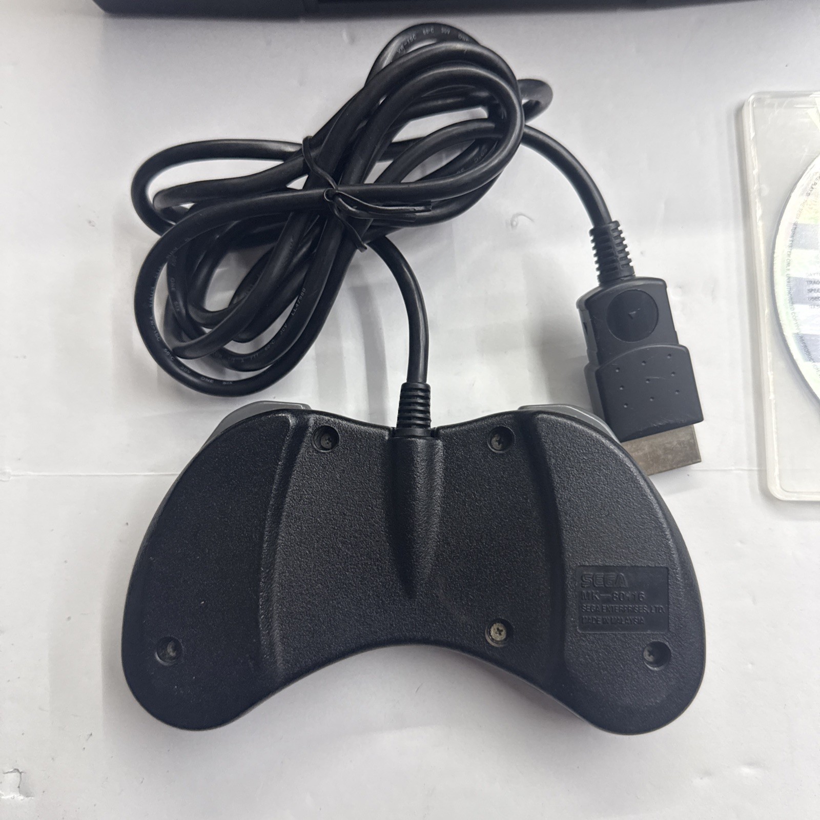 Saturn – SEGA Saturn Black Console Complete W/ Controller Tested #2945