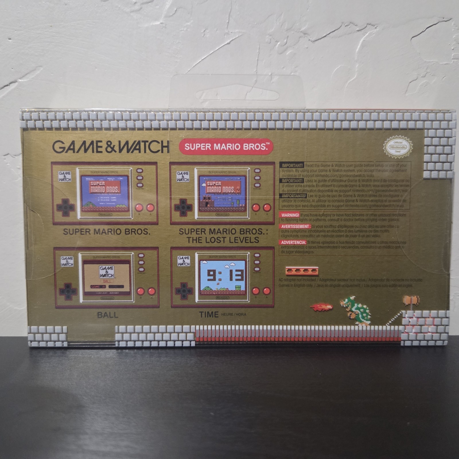 Nintendo Super Mario Bros. Game and Watch Color Screen *NEW and Sealed*
