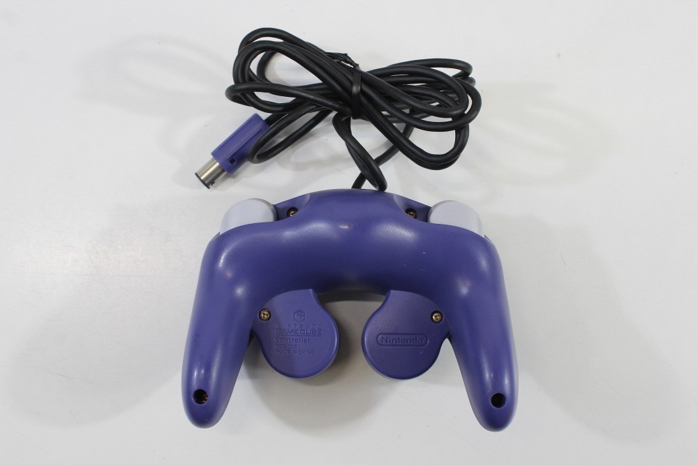 Nintendo Gamecube Clear Purple Console Controller AC AV Memory Card NTSC-U/C US