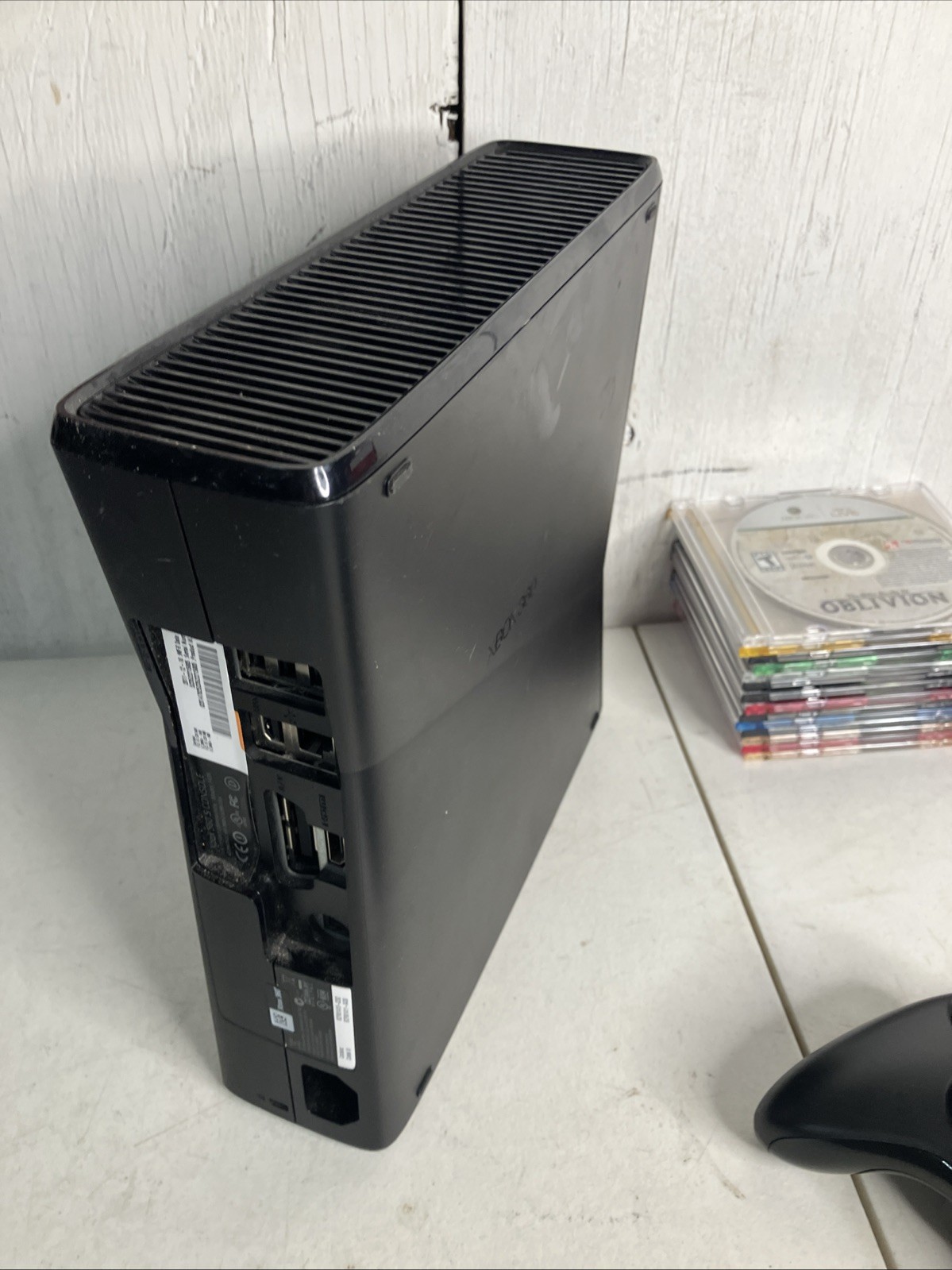 Xbox 360 S Slim Bundle 1439 Console 250GB 15 Games Oblivion Fallout 3 Dead UFC