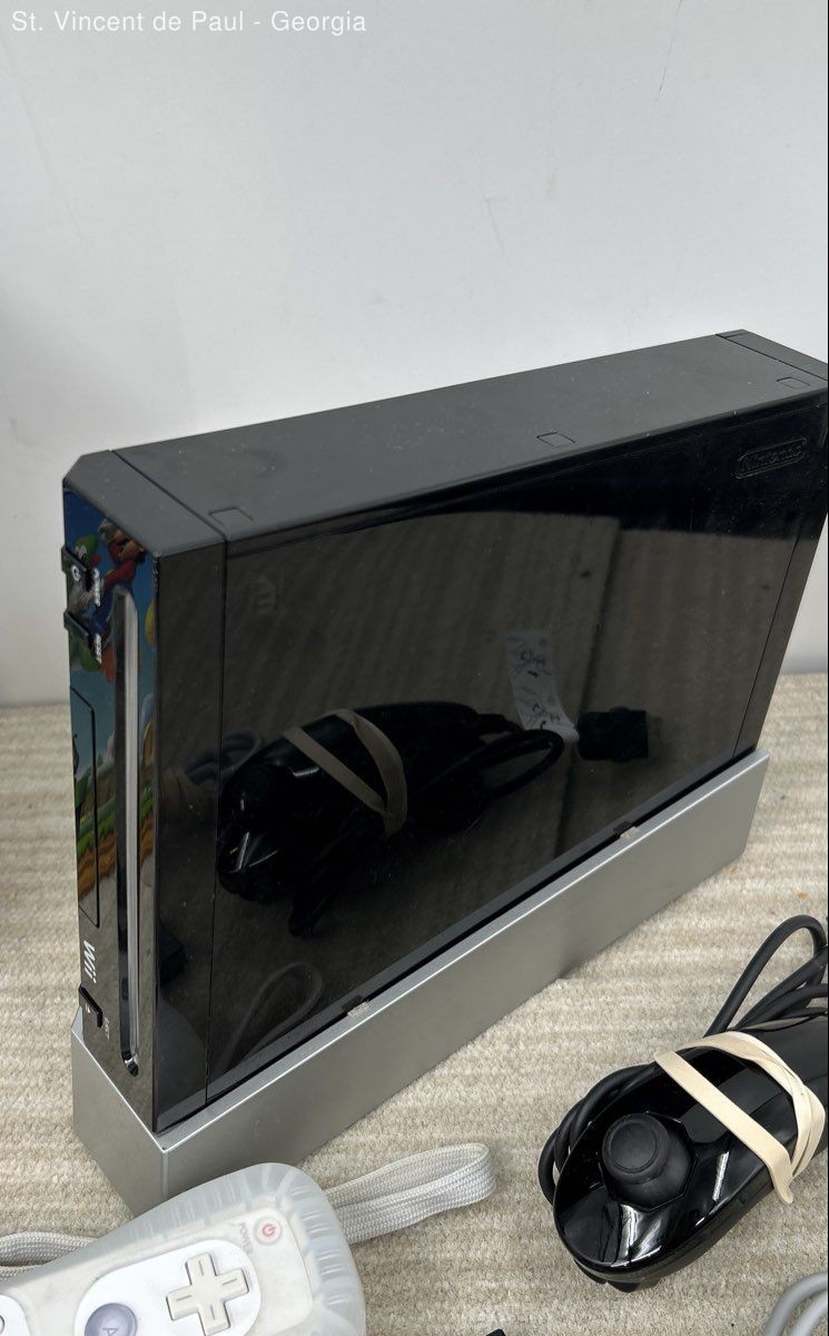 Black Nintendo Wii RVL-101 Console W/ Original Box Great Condition Tested Read