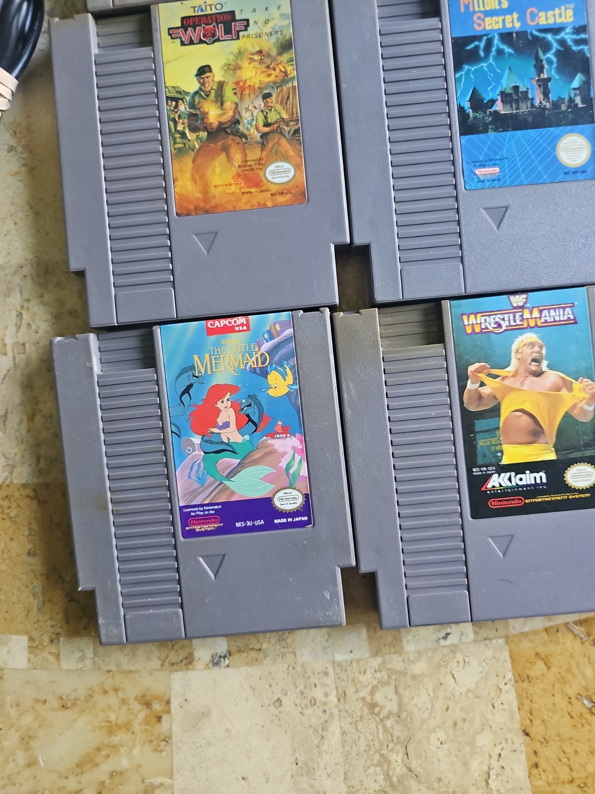 Original Nintendo NES Console Bundel Gun,3 Controllers,15 Games Tested Works