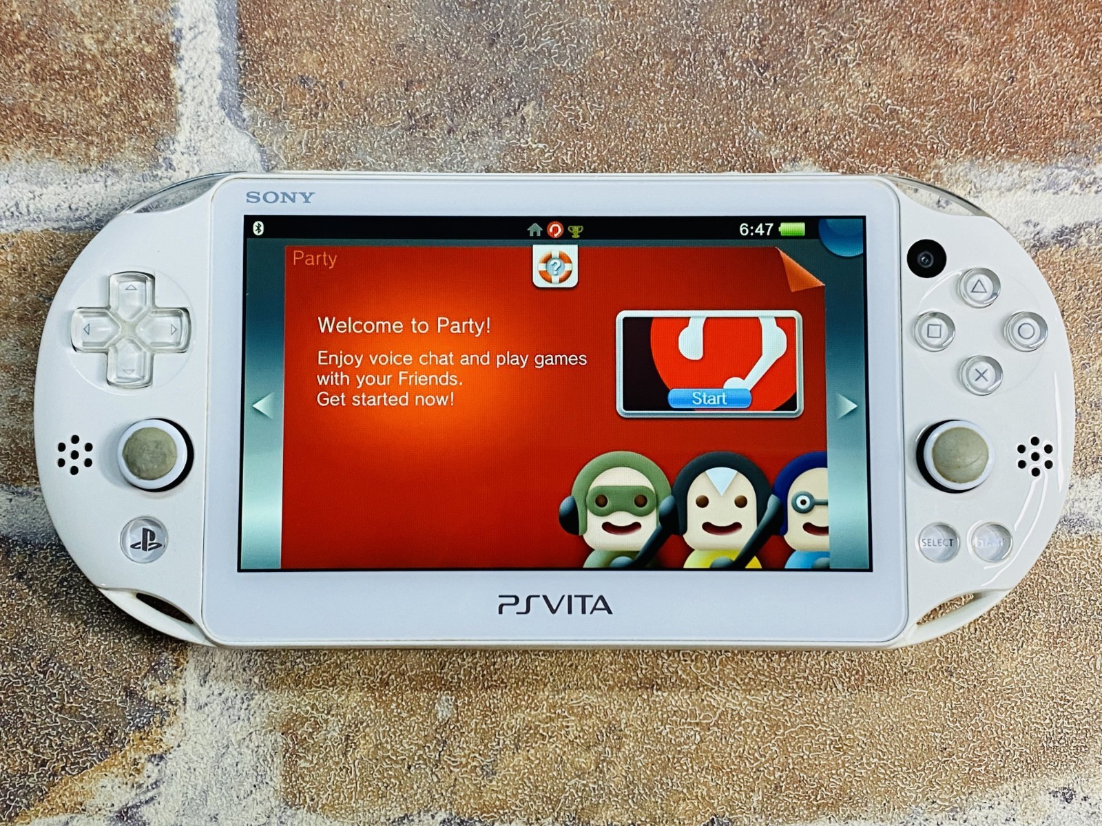 PS Vita PCH-2000 White ZA12 SONY PlayStation Japan Charger 16GB Pouch Tested DDP