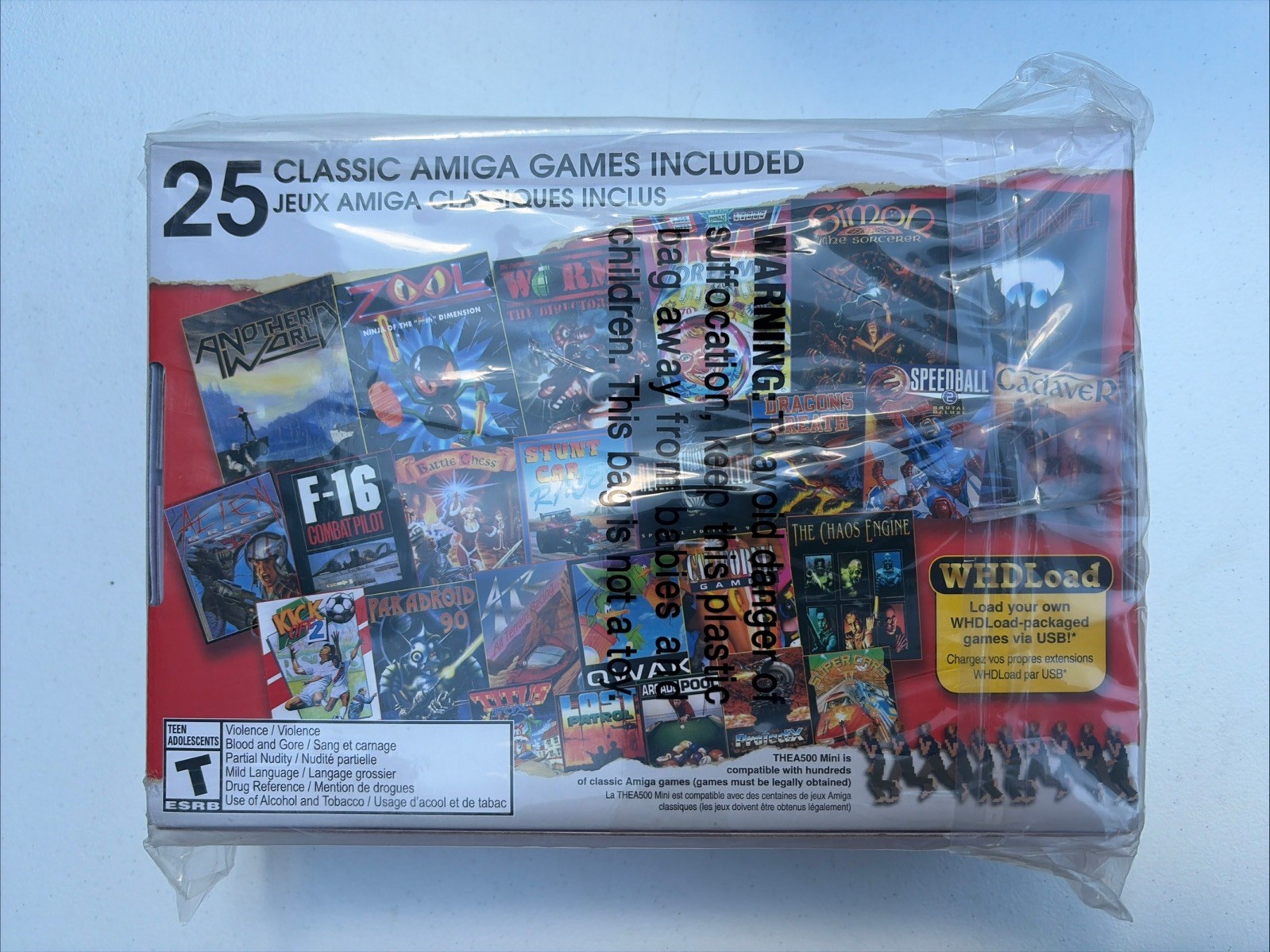 Amiga 500 The A500 Mini 25 Retro Games HDMI Console – SEALED Brand New