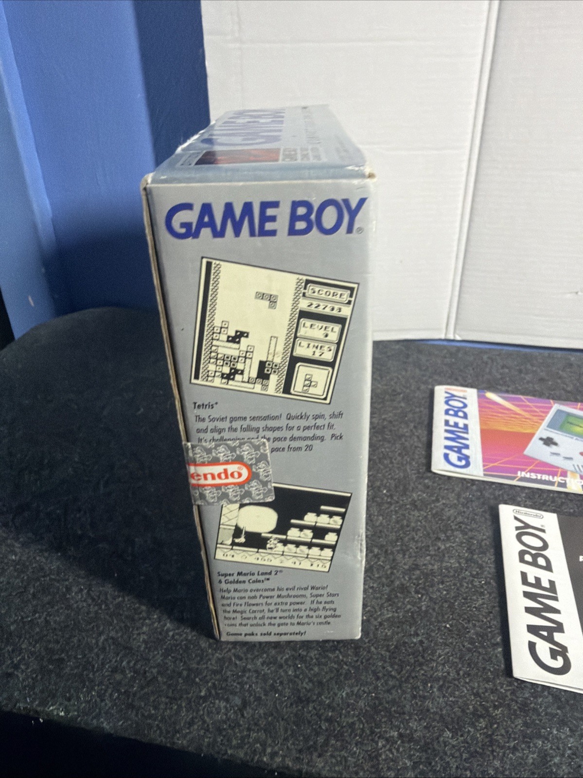 Nintendo GameBoy DMG-01 Complete With Box Original Tested CIB Box Manual Read