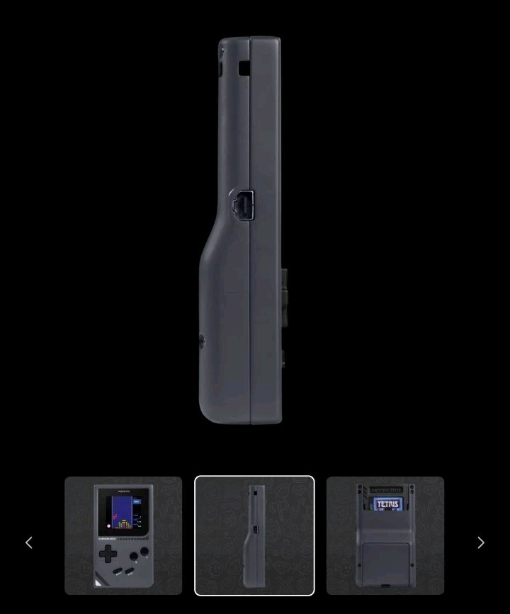 MOD RETRO CHROMATIC WITH TETRIS GAME NEW MIDNIGHT GREY GORILLA GLASS MODRETRO