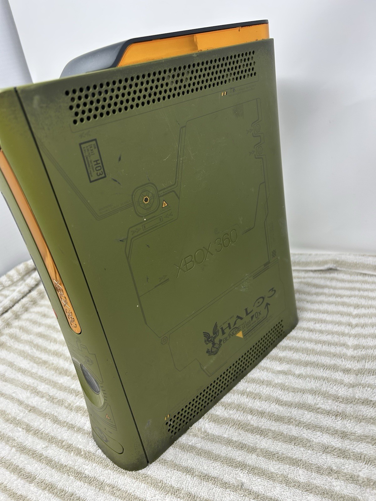 Microsoft Xbox 360 Halo 3 Special Edition With Power And Av Cord! Tested! Read!!